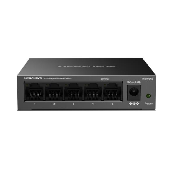 Mercusys MS105GS, Non gestito, Gigabit Ethernet (10/100/1000), Full …