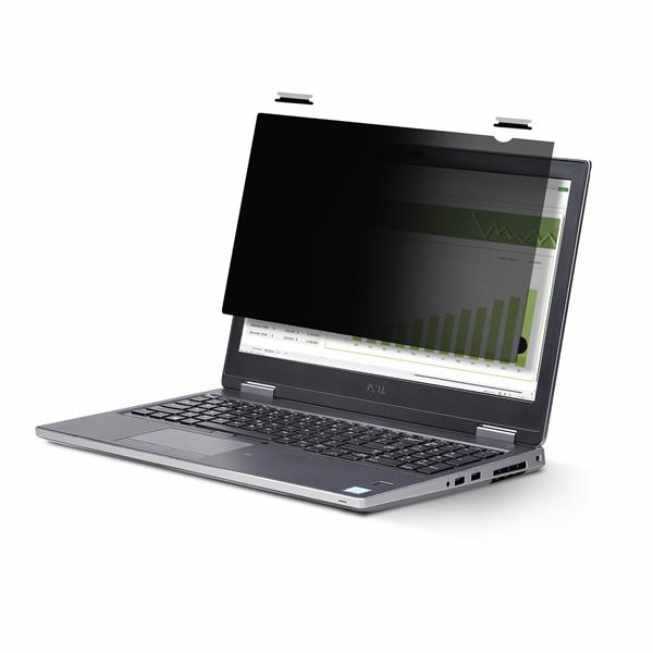 StarTech.com 15.6-inch 16:9 Touch Privacy Screen, Anti-Glare Blue Light Filter, Laptop Monitor Screen Protector, +/- 30 Deg. View Angle, Flip-Up - Filtro privacy notebook (orizzontale) - A due vie - adesivo, linguette per cerniere, cerniere a libro - 15.6