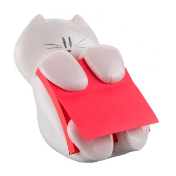 Dispenser gatto bianco + ricarica Post-it Super Sticky …