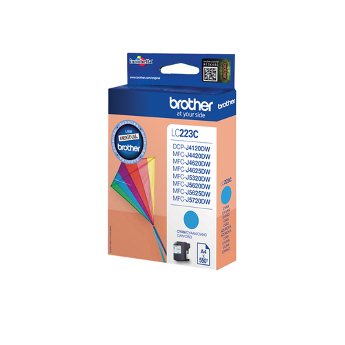 Brother - Cartuccia - Ciano - LC223C- 550 …