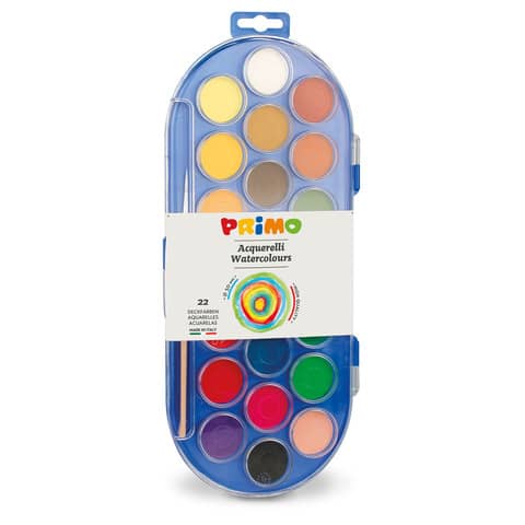 Pastiglie Acquerelli - ø 30mm - colori assortiti …