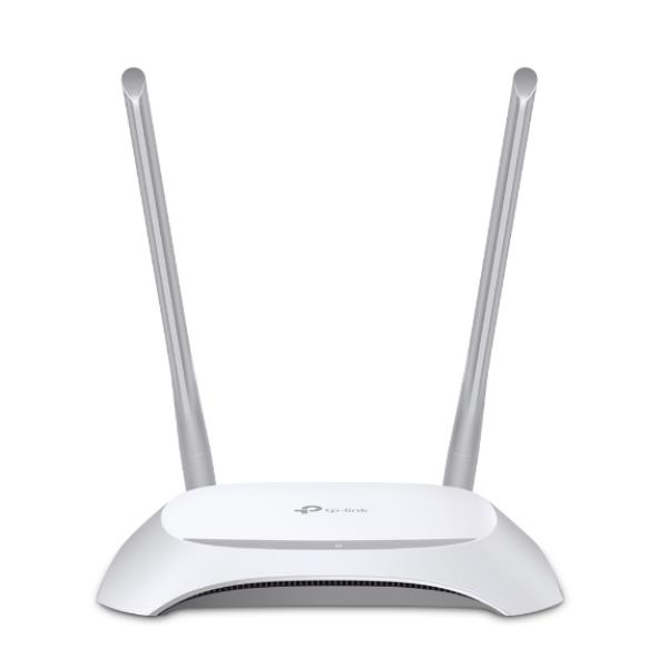 TP-Link TL-WR840N, Wi-Fi 4 (802.11n), Banda singola (2.4 GHz), Collegamento ethernet LAN, Grigio, Bianco, Router da tavolo