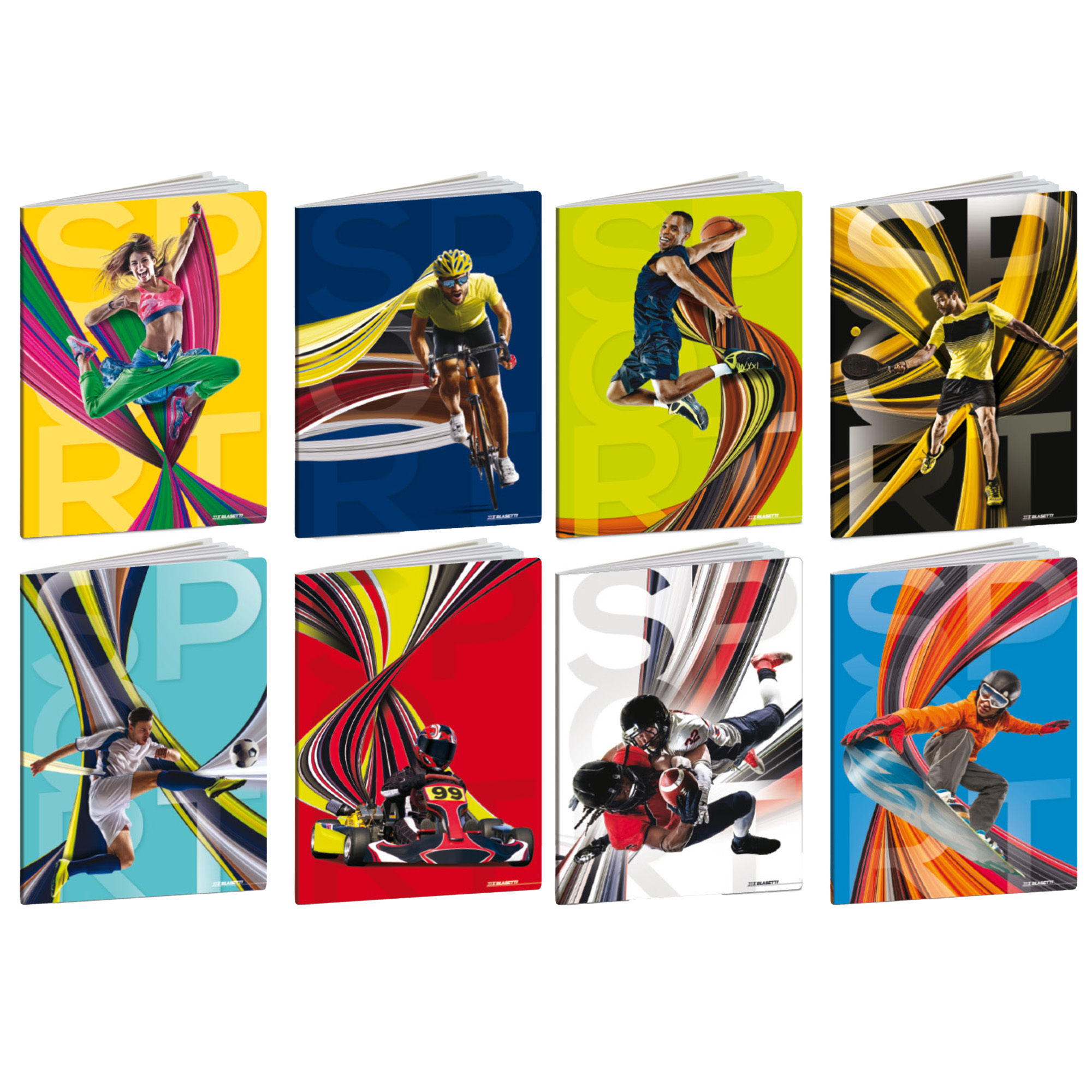 Maxiquaderno Sport - A4 - 4 mm - …