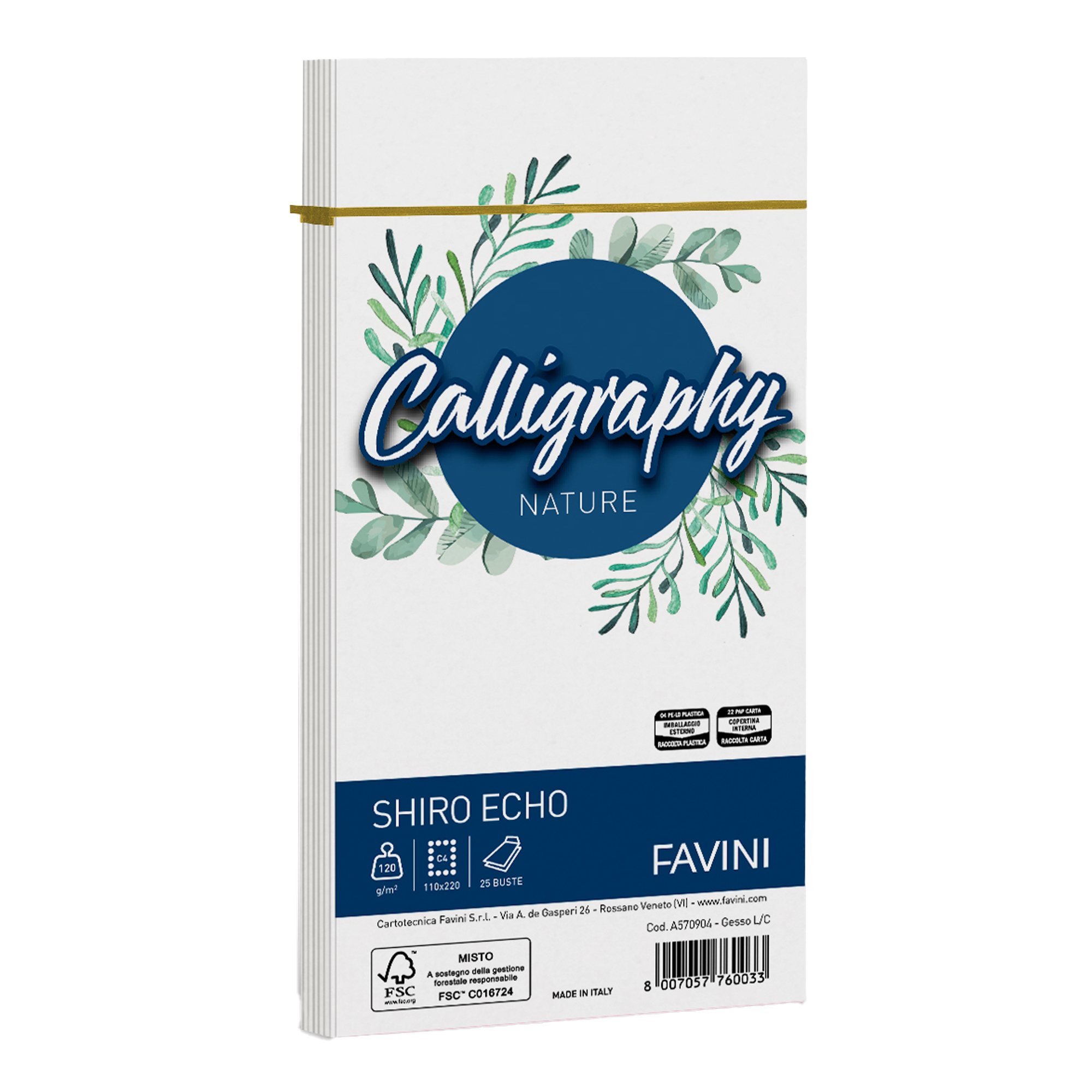 Busta Calligraphy Shiro Eco - 110 x 220 …