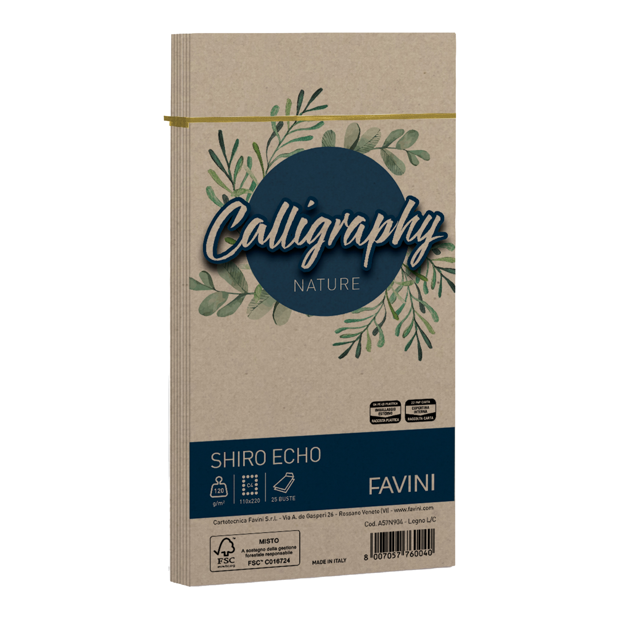 Busta Calligraphy Shiro Eco - 110 x 220 …
