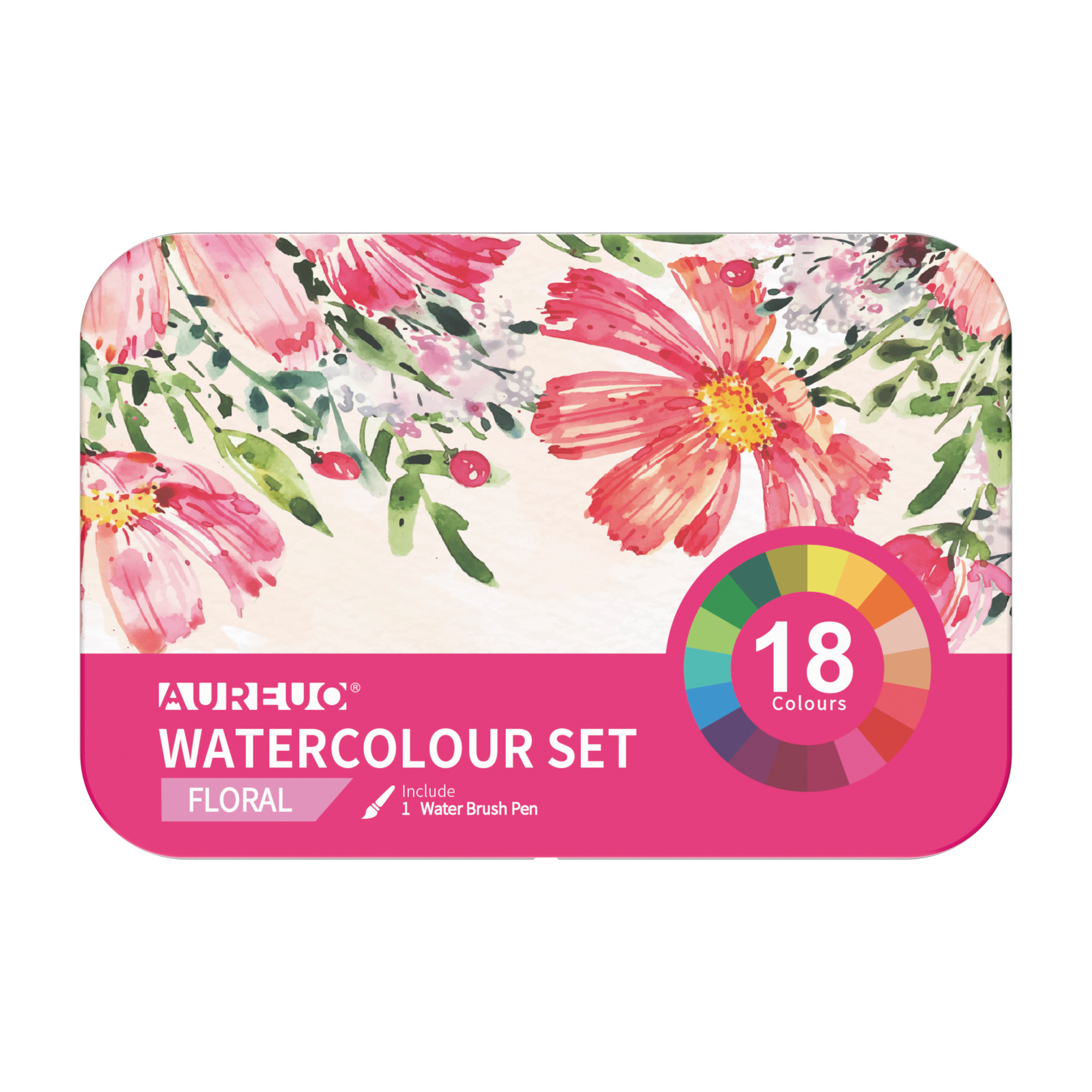 Acquerelli demi-godet - con pennello brush - in …