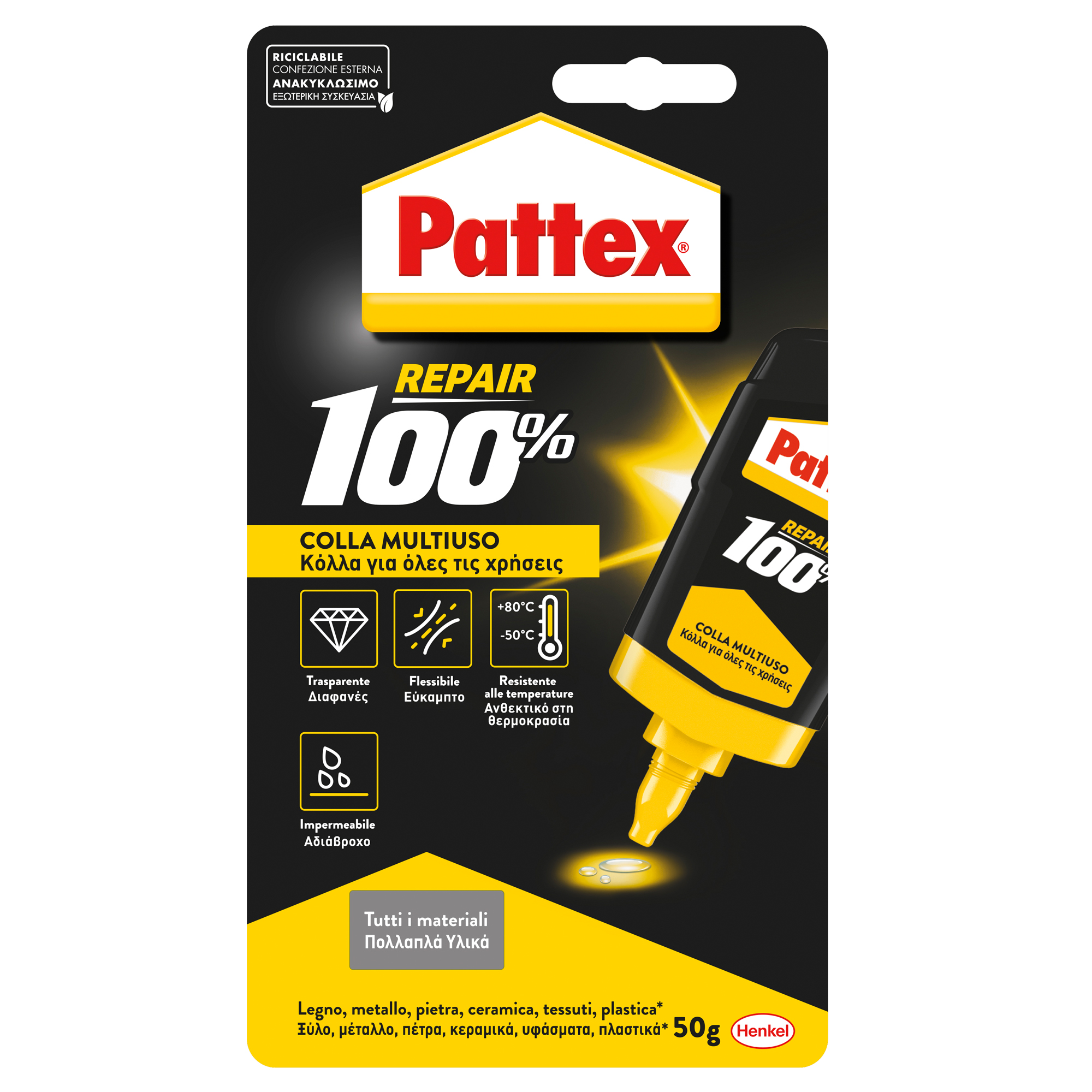 Colla universale Pattex Repair 100% colla - 50 …