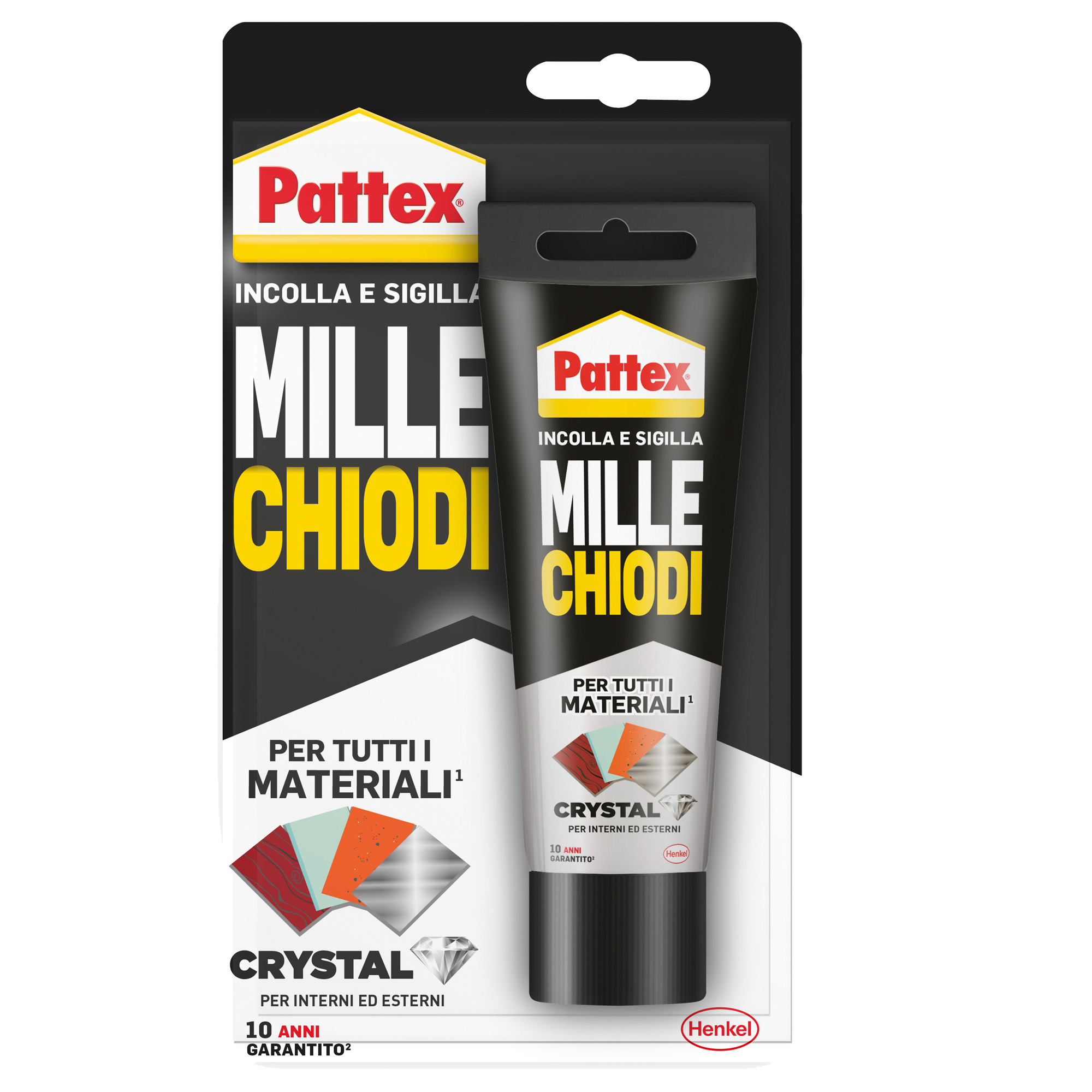 Colla Pattex Millechiodi Crystal - 90 gr - …