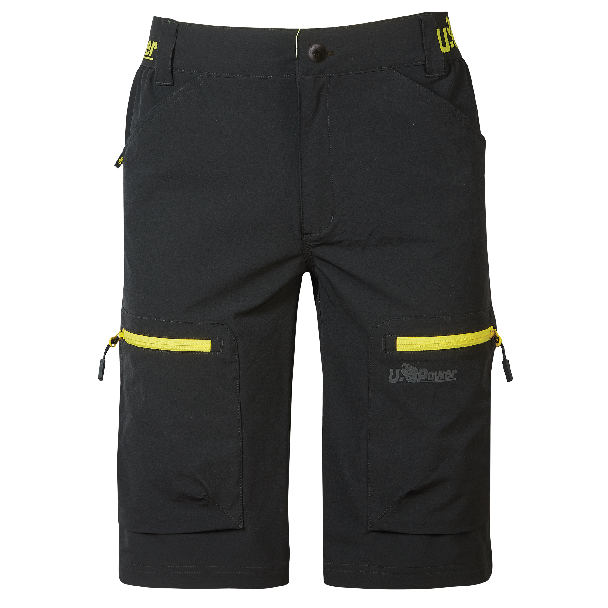 Bermuda Ares - taglia XL - nero/giallo - …