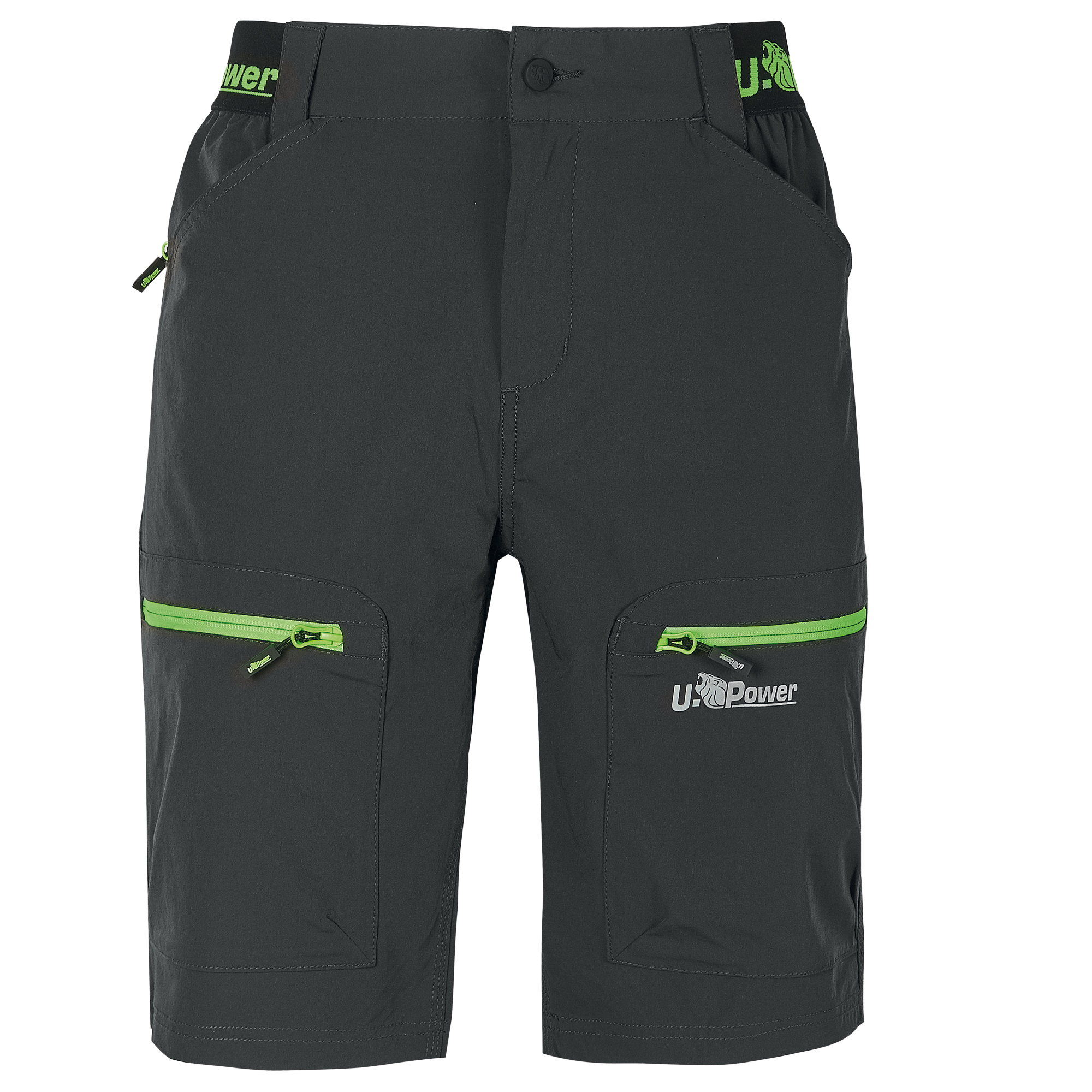 Bermuda Ares - taglia L - grigio/verde - …