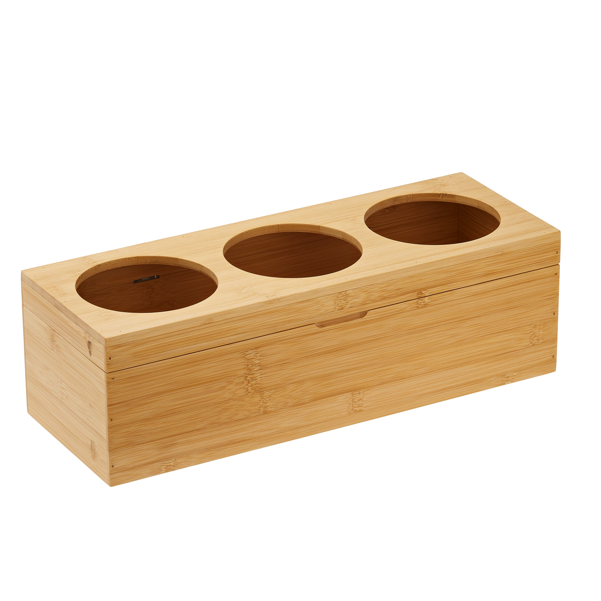 Portabottiglie con tre fori - 42 x15,5 x13 …