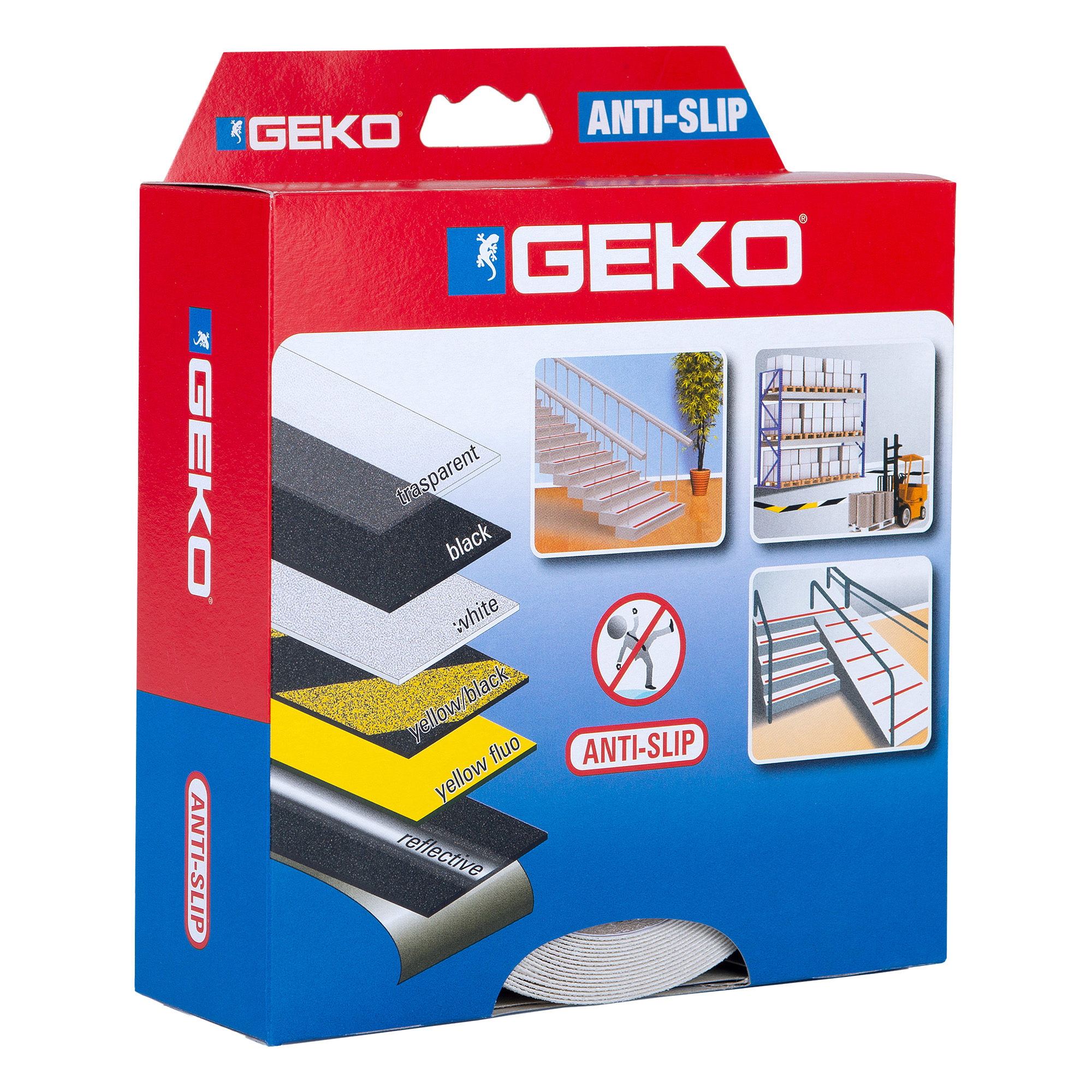Nastro adesivo antiscivolo fosforescente ANTISLIP - 5 cm …