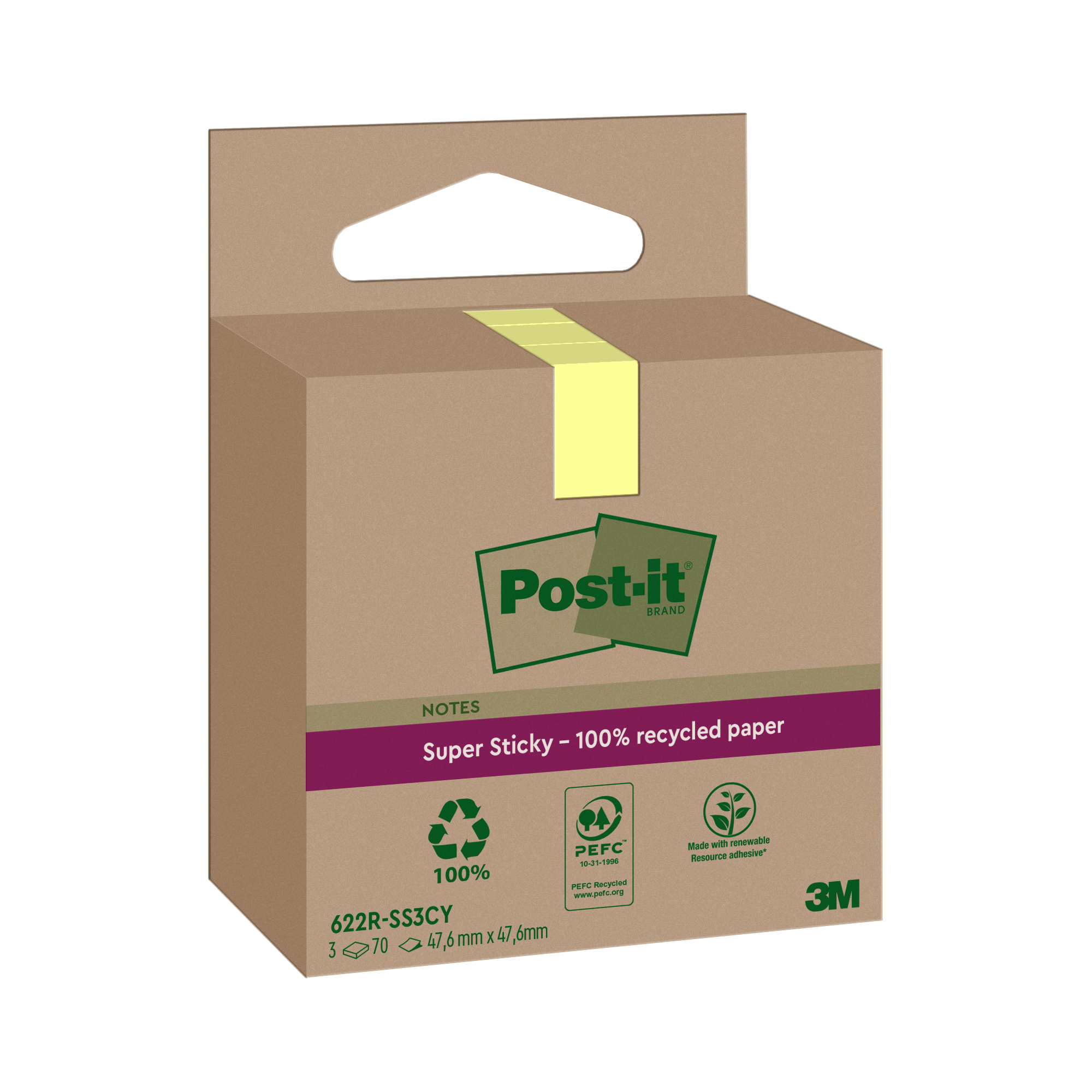 Blocco foglietti Post-it SuperSticky Green - 622R-SS3CY - …