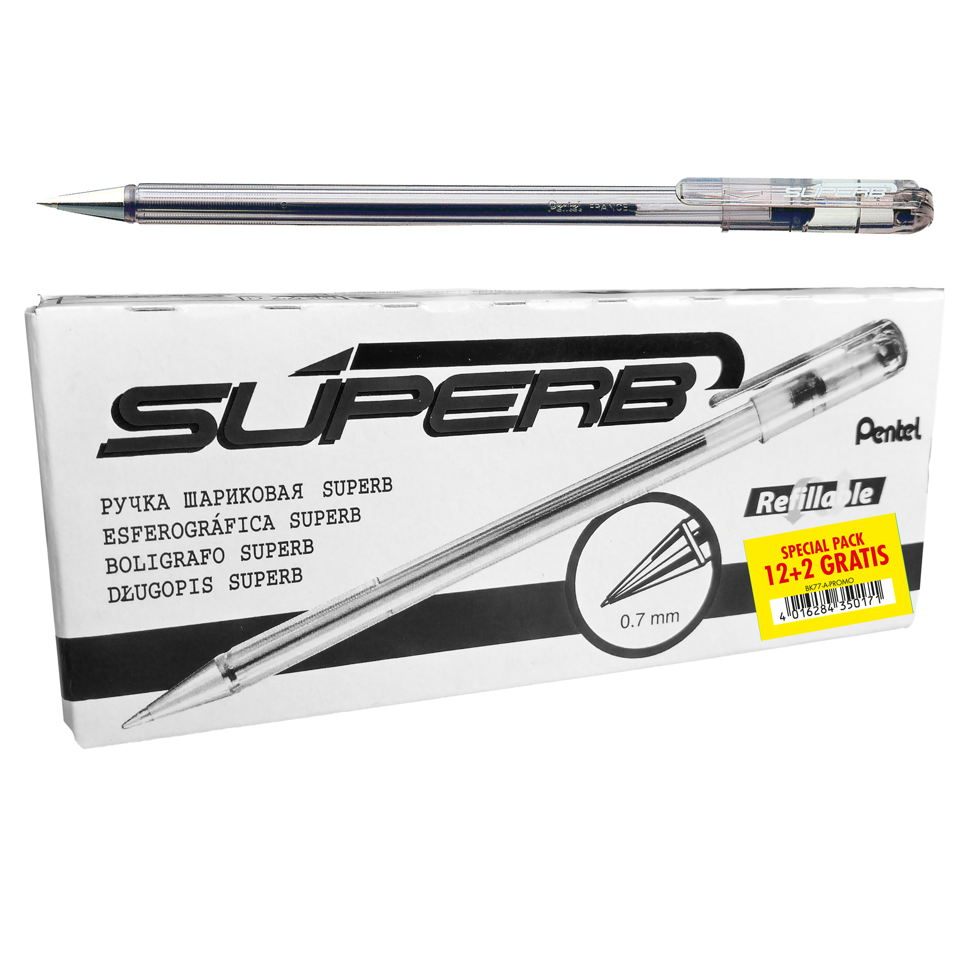 Penna a sfera Super B - punta 0,7 …