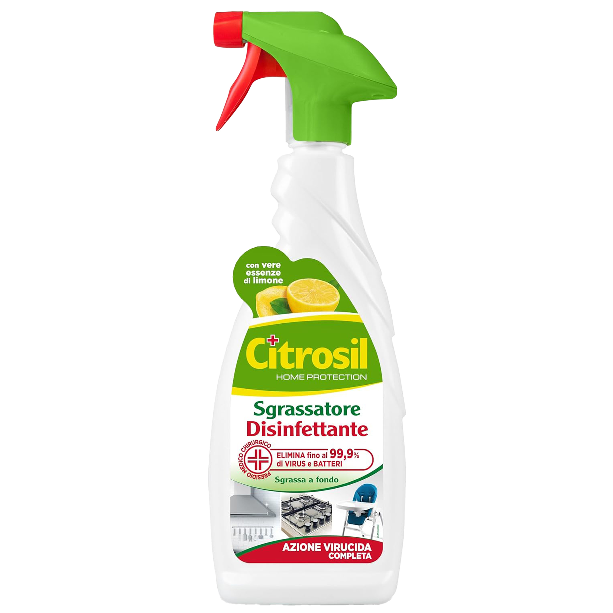 Disinfettante sgrassatore - disinfettante - virucida - limone …