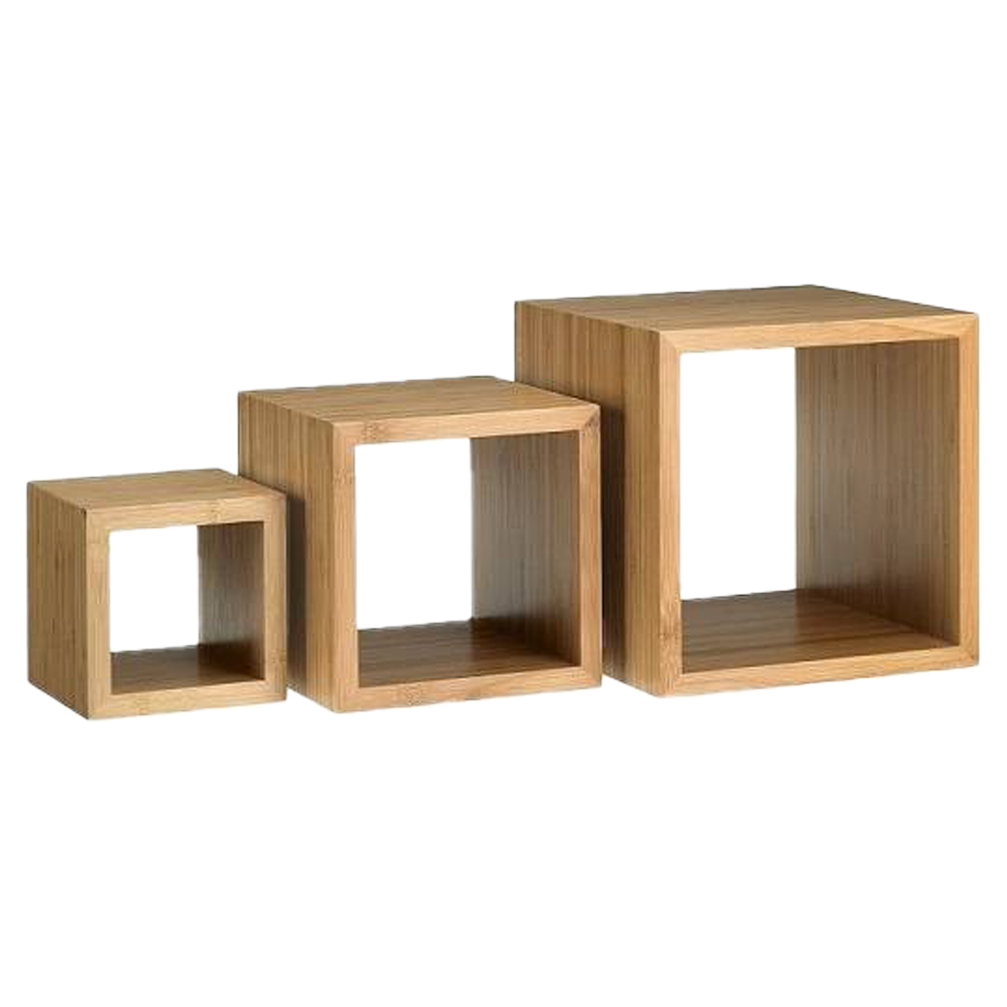 Set 3 alzate buffet Cubo misure assortite bamboo …
