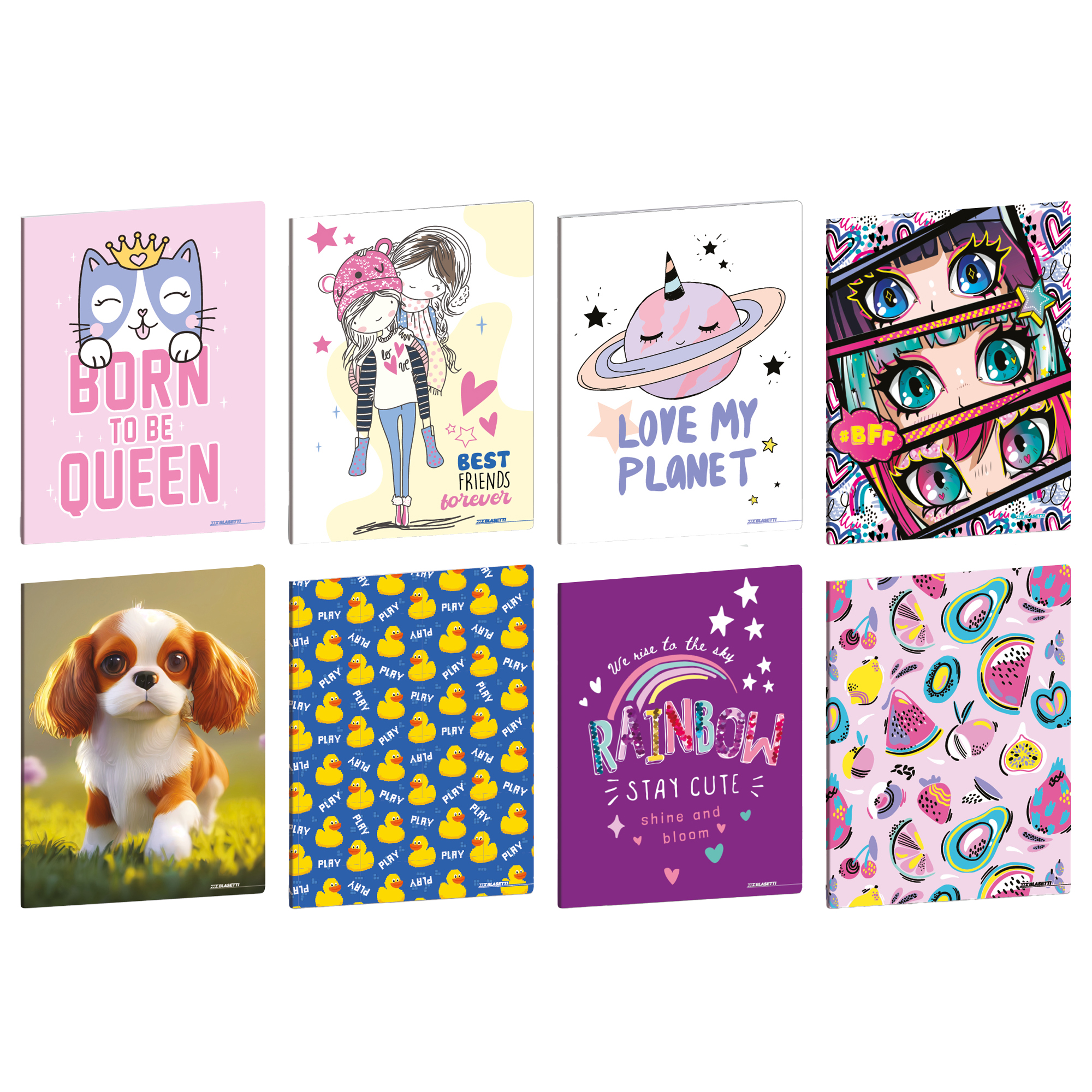 Maxiquaderno Kid Girl - A4 - 1 rigo …
