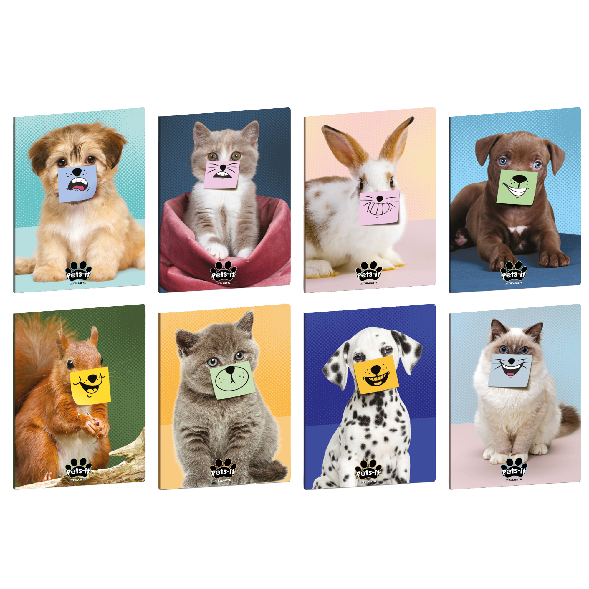 Maxiquaderno Pets-IT - A4 - 4mm c/margine - …