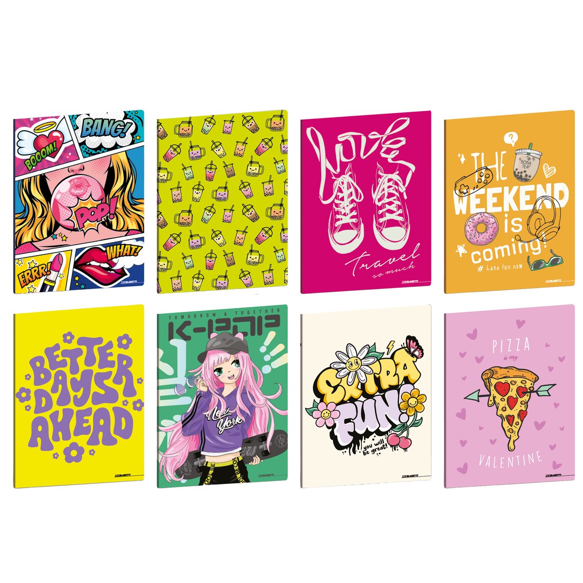 Maxiquaderno Teen Girl - A4 - 1 rigo …