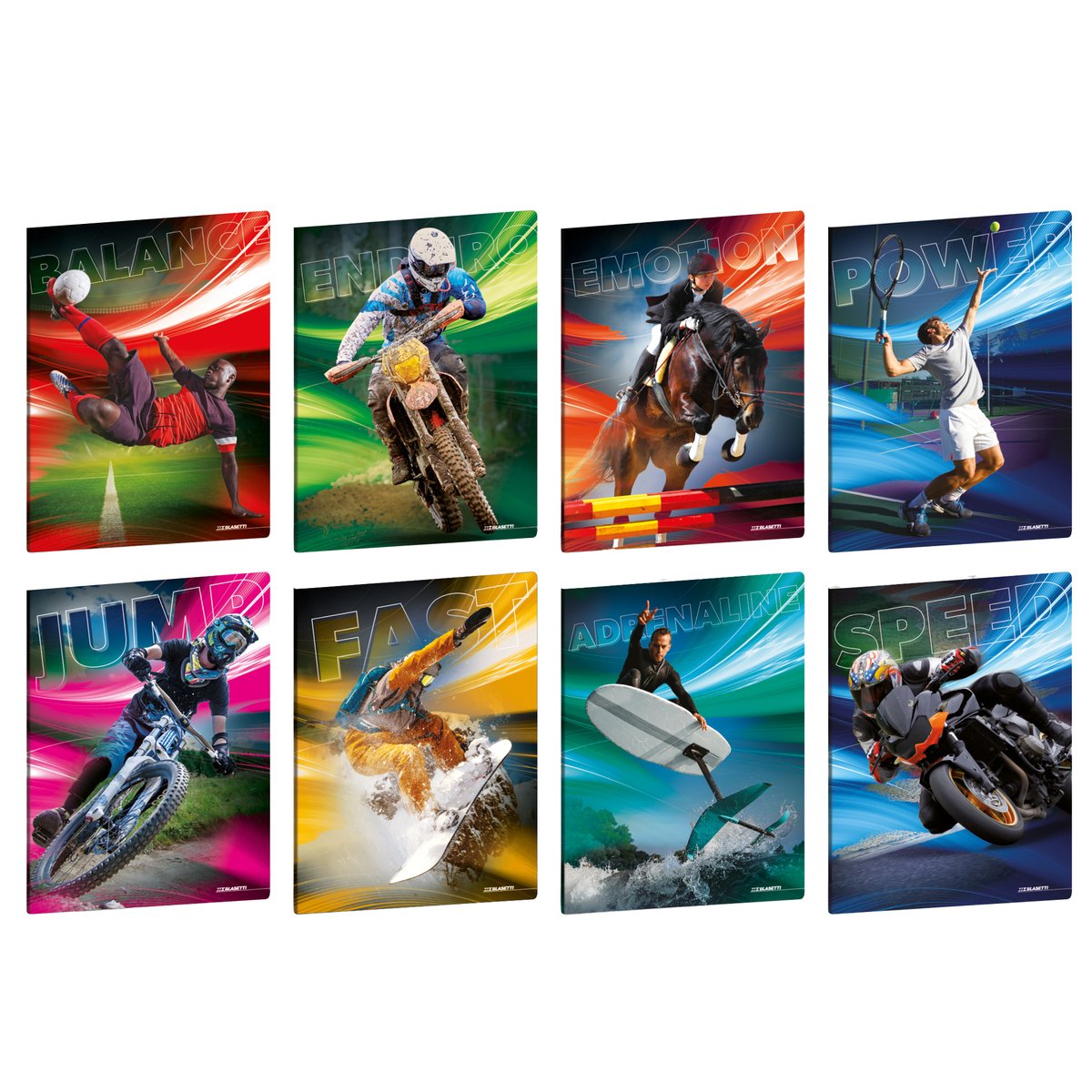Maxiquaderno Sport Emotions - A4 - rigo di …