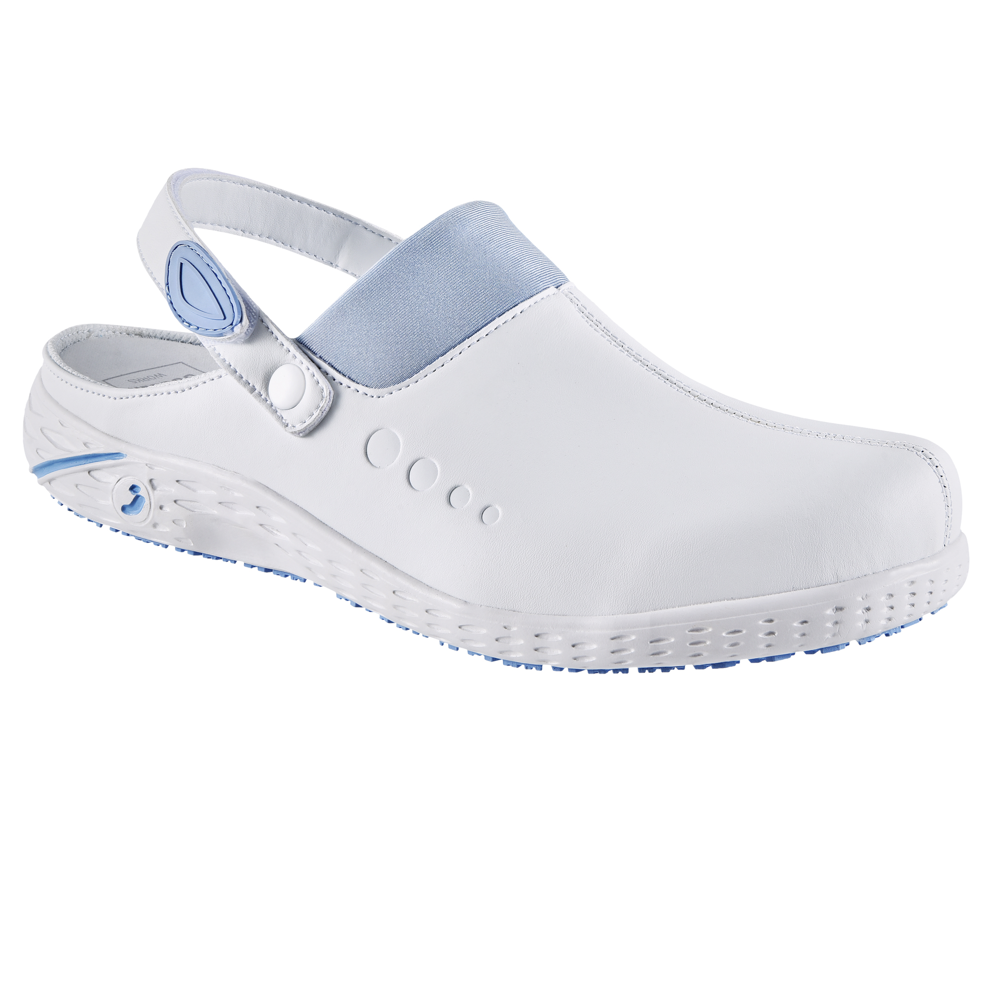 Zoccolo ortopedico Dany - numero 42 - bianco/azzurro …