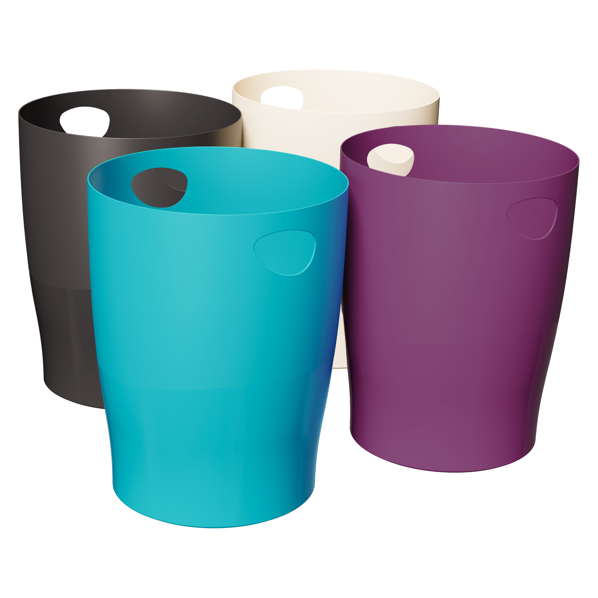 Set da 8 Cestini gettacarte Ecobin Titane - …