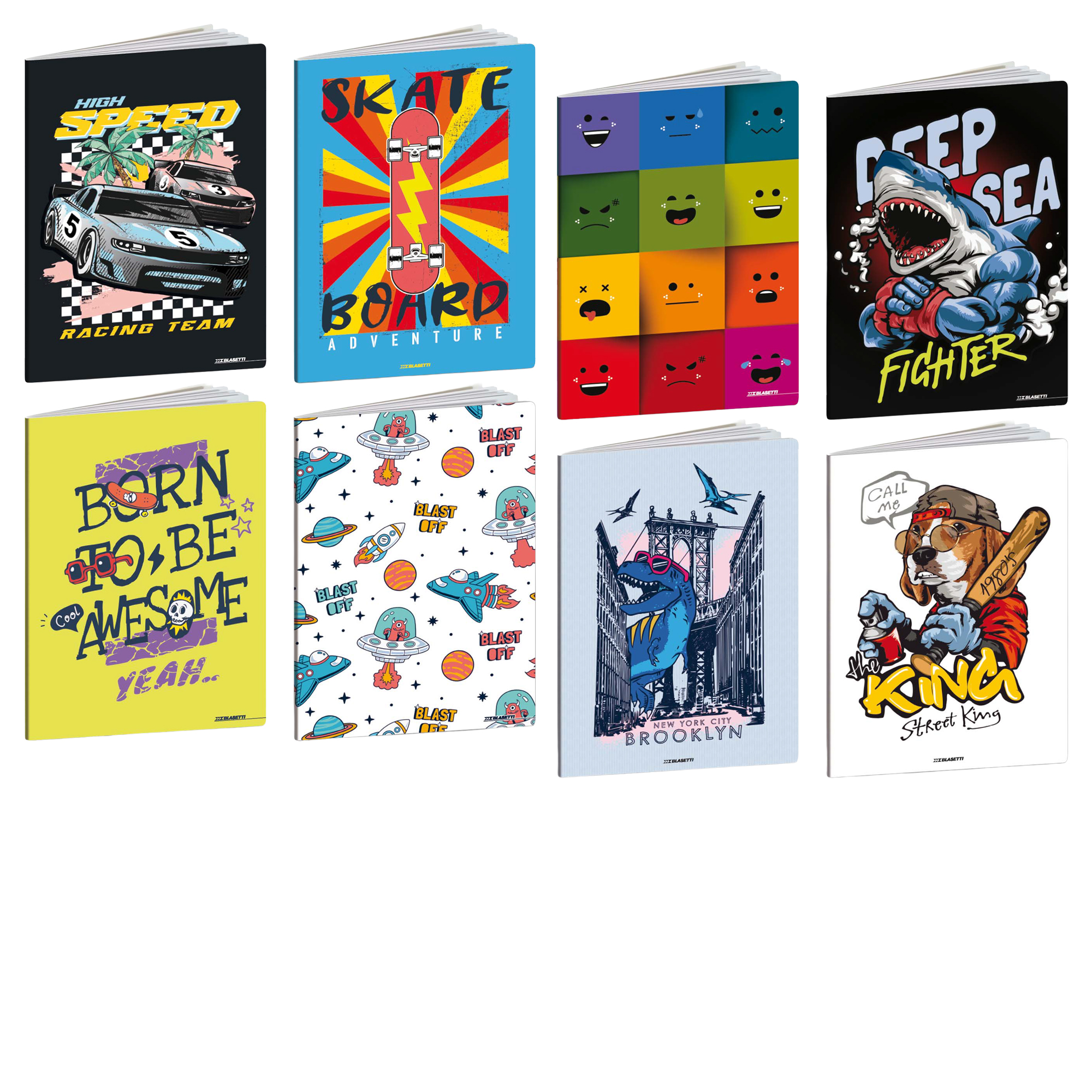 Maxiquaderno Kid Boy - A4 - rigo di …