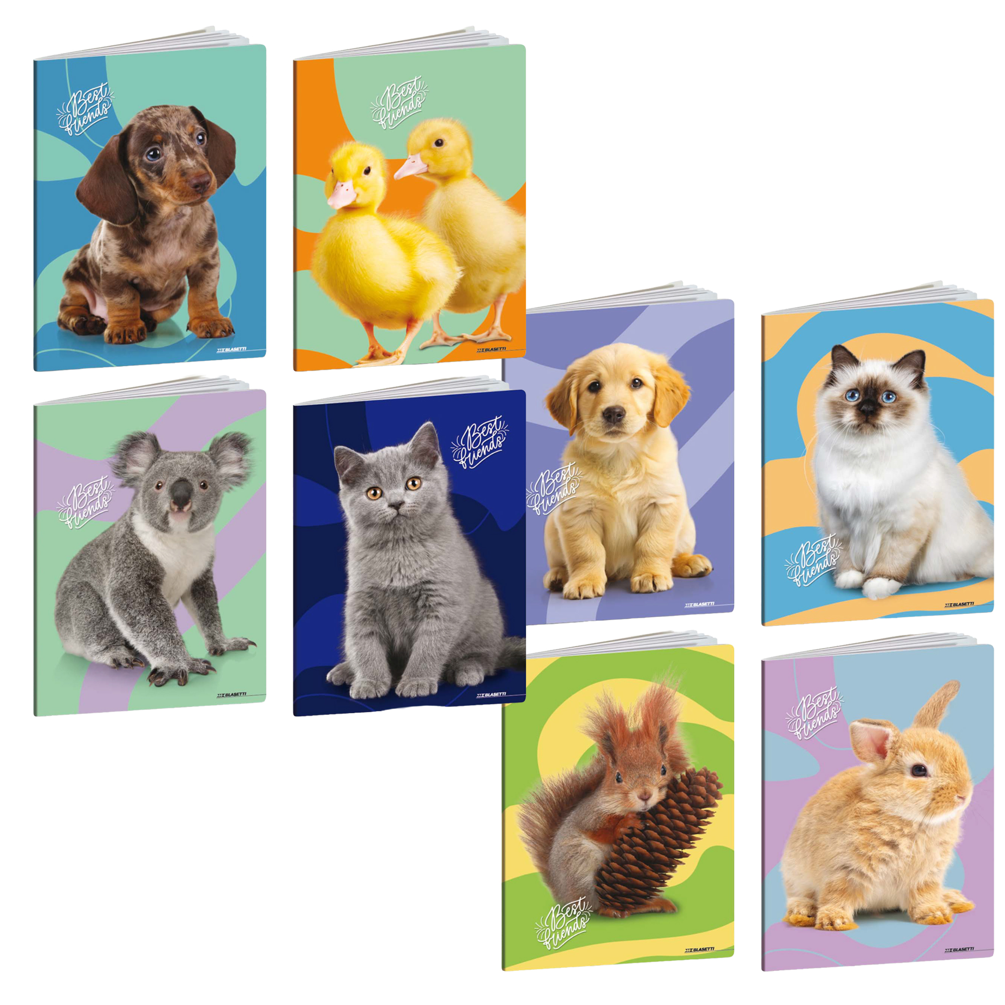 Maxiquaderno Best Friends - A4 - 5mm c/margine …