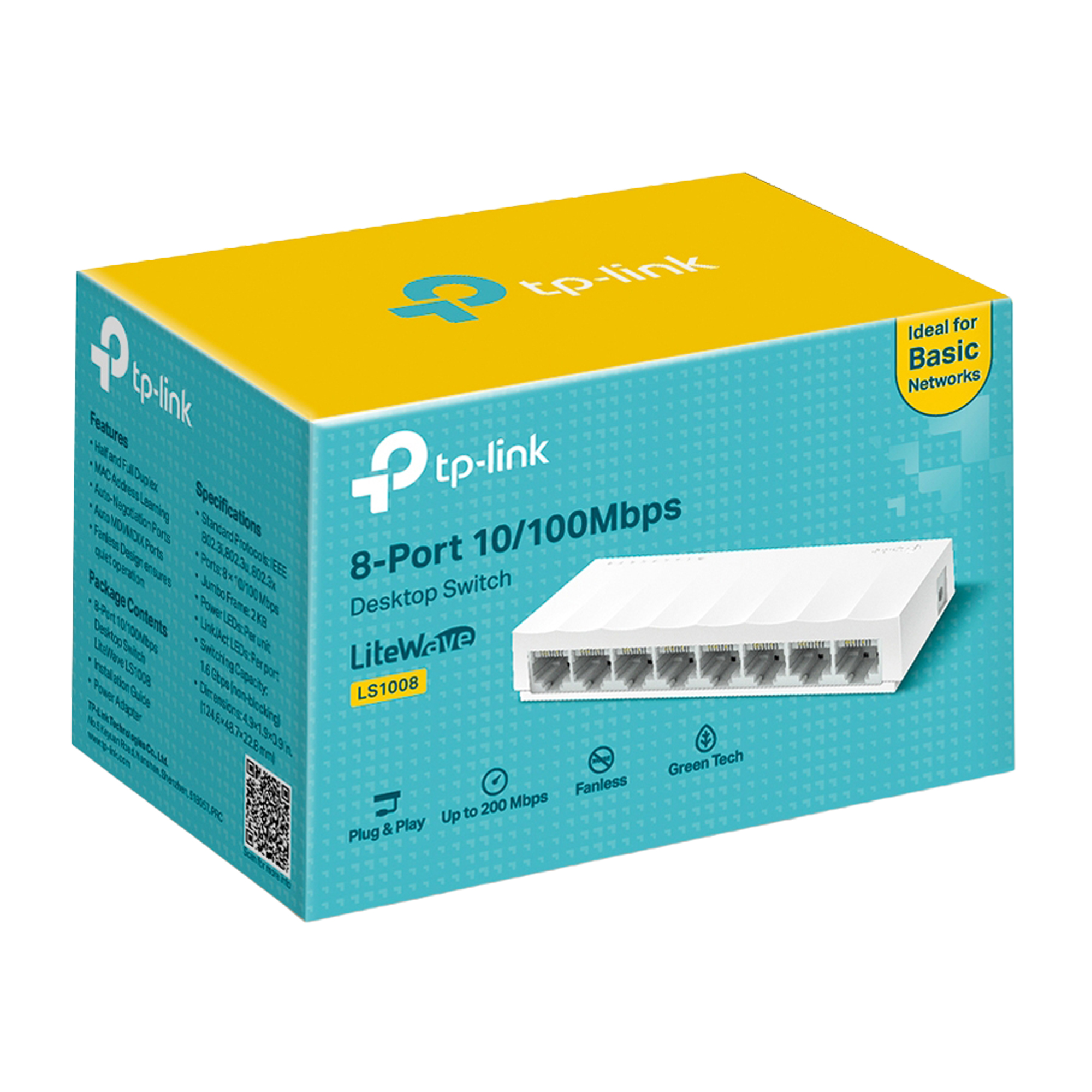 TP-Link LiteWave LS1008 - Switch - unmanaged - …