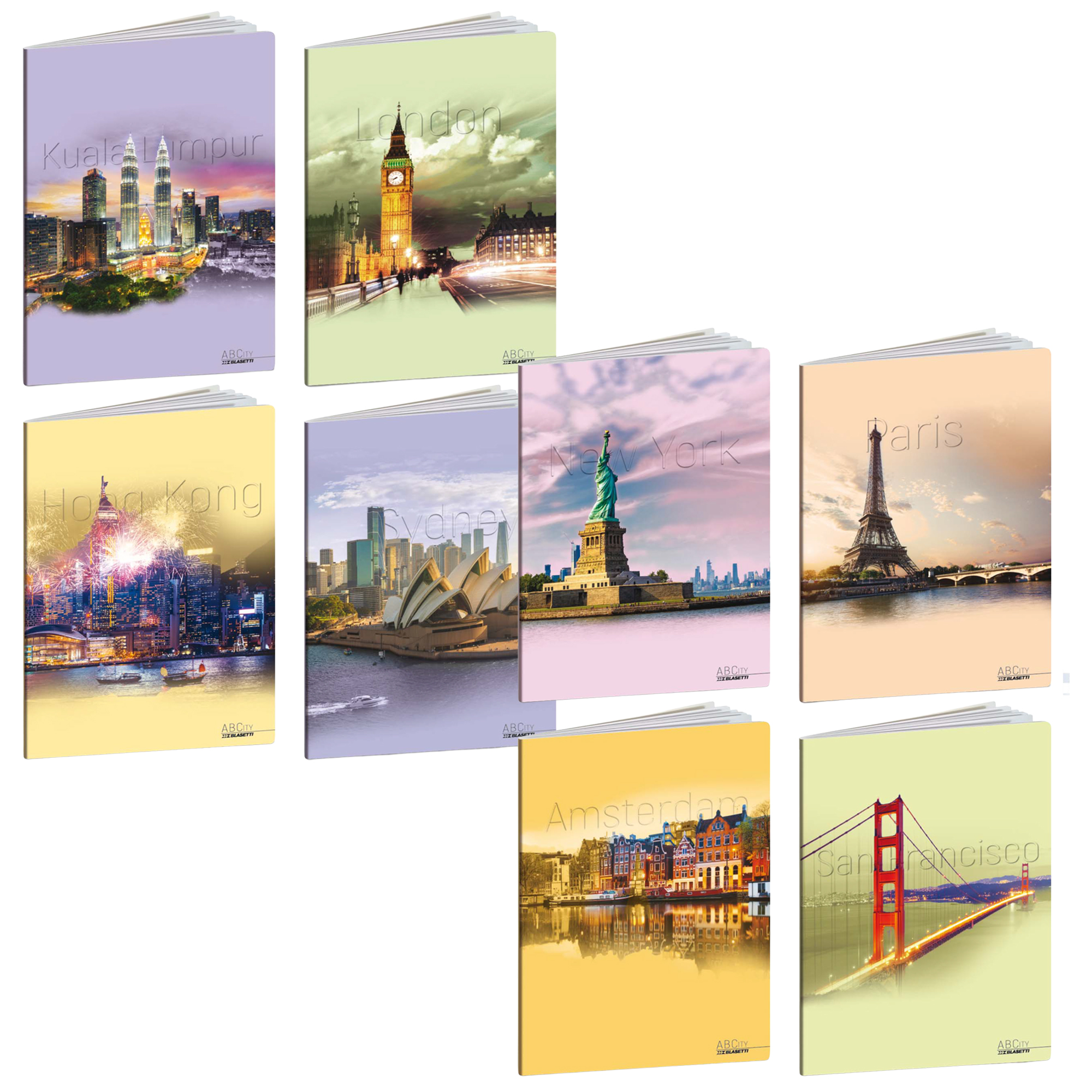 Maxiquaderno ABCity - A4 - 5mm - 21 …