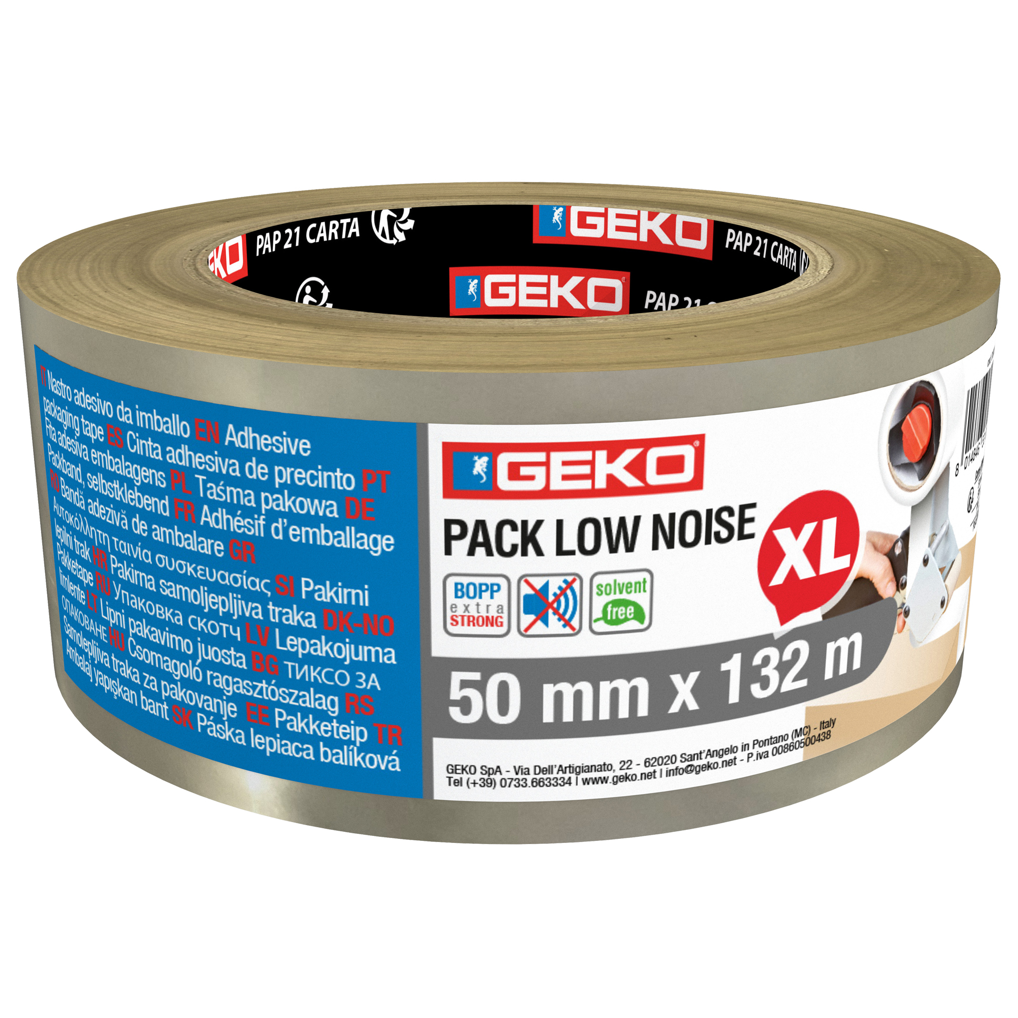 Nastro da imballo PP low noise 50mmx132mt trasparente …