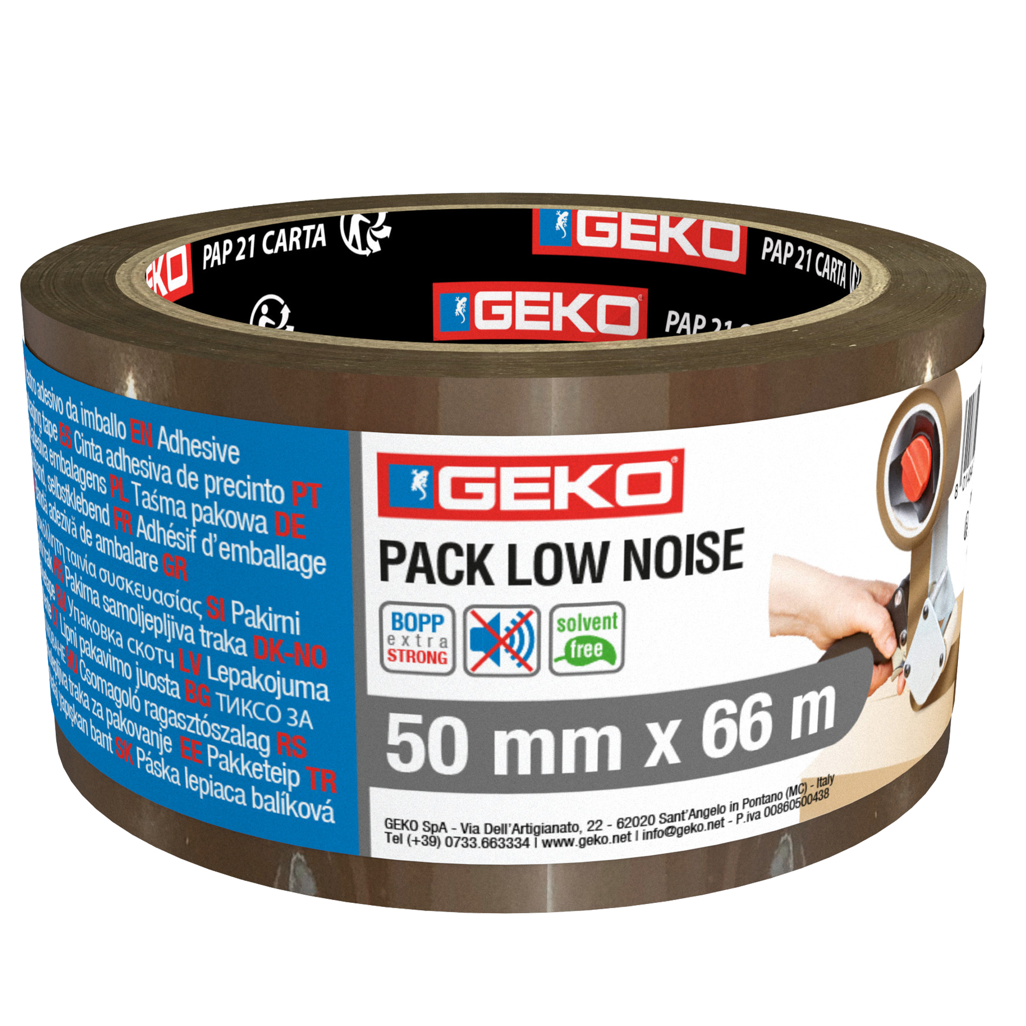 Nastro da imballo PP low noise 50mmx66mt avana …