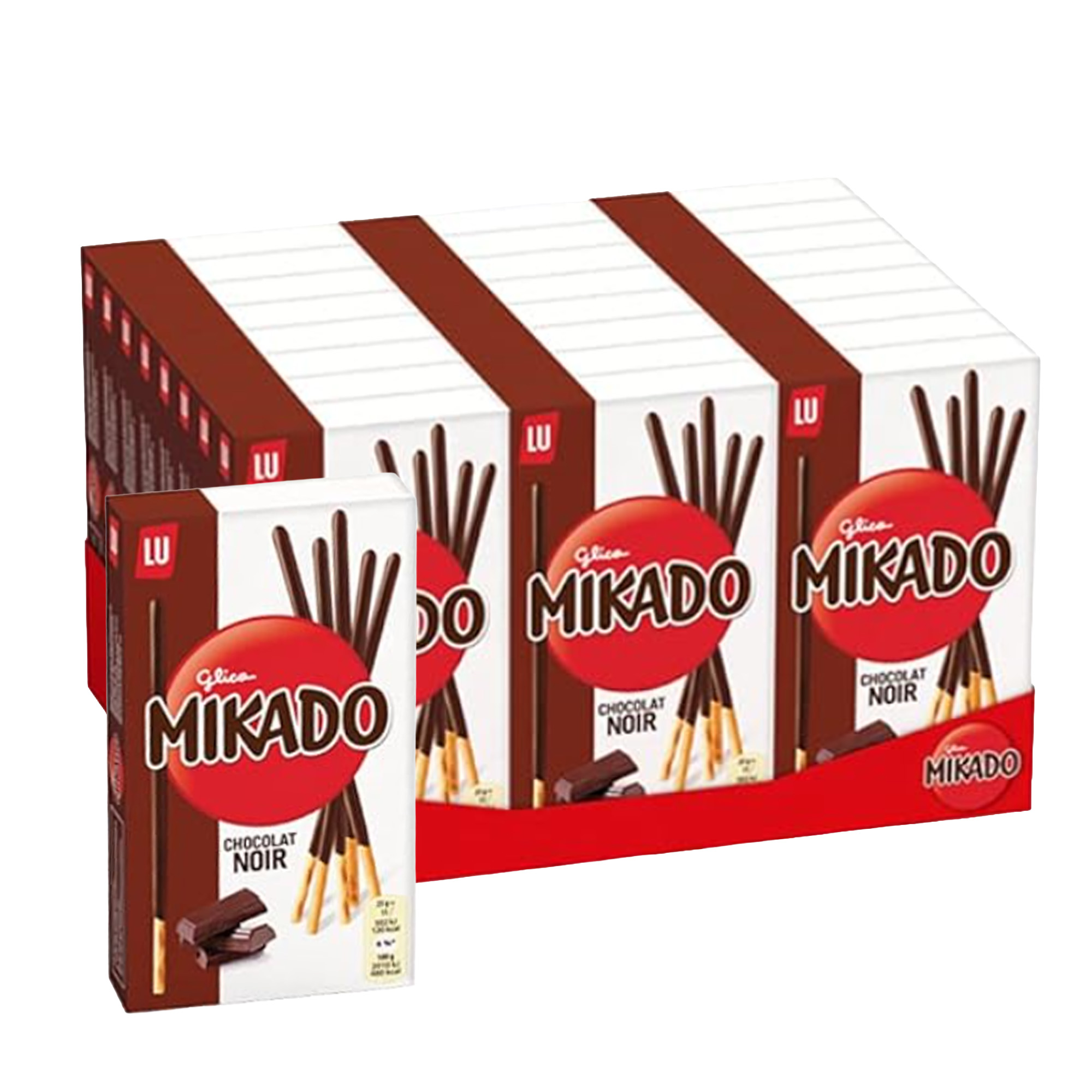 Confezione 24 MIKADO fondente monoporzione da 39gr Saiwa …