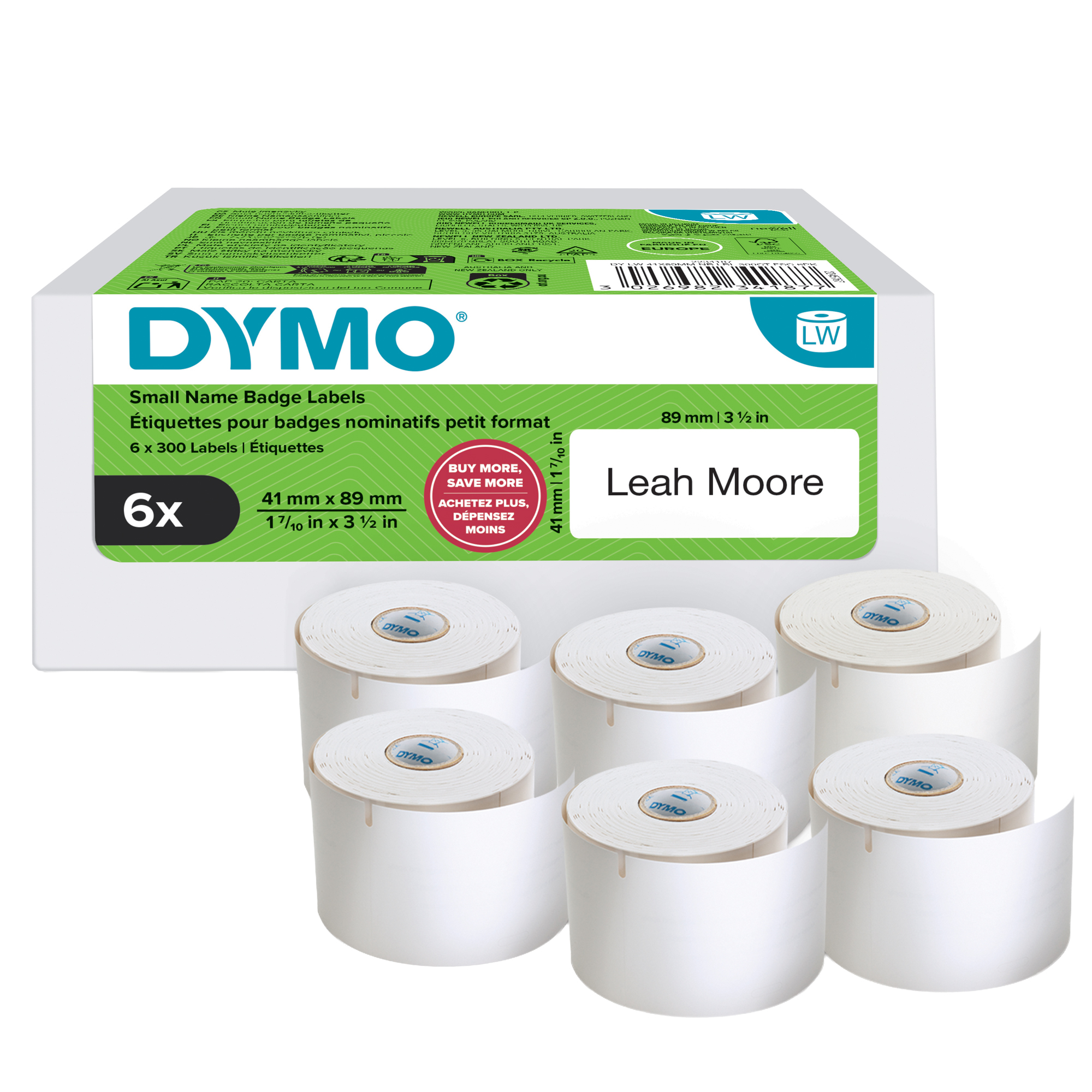 Value pack 6 rotoli etichette LW per nomi …