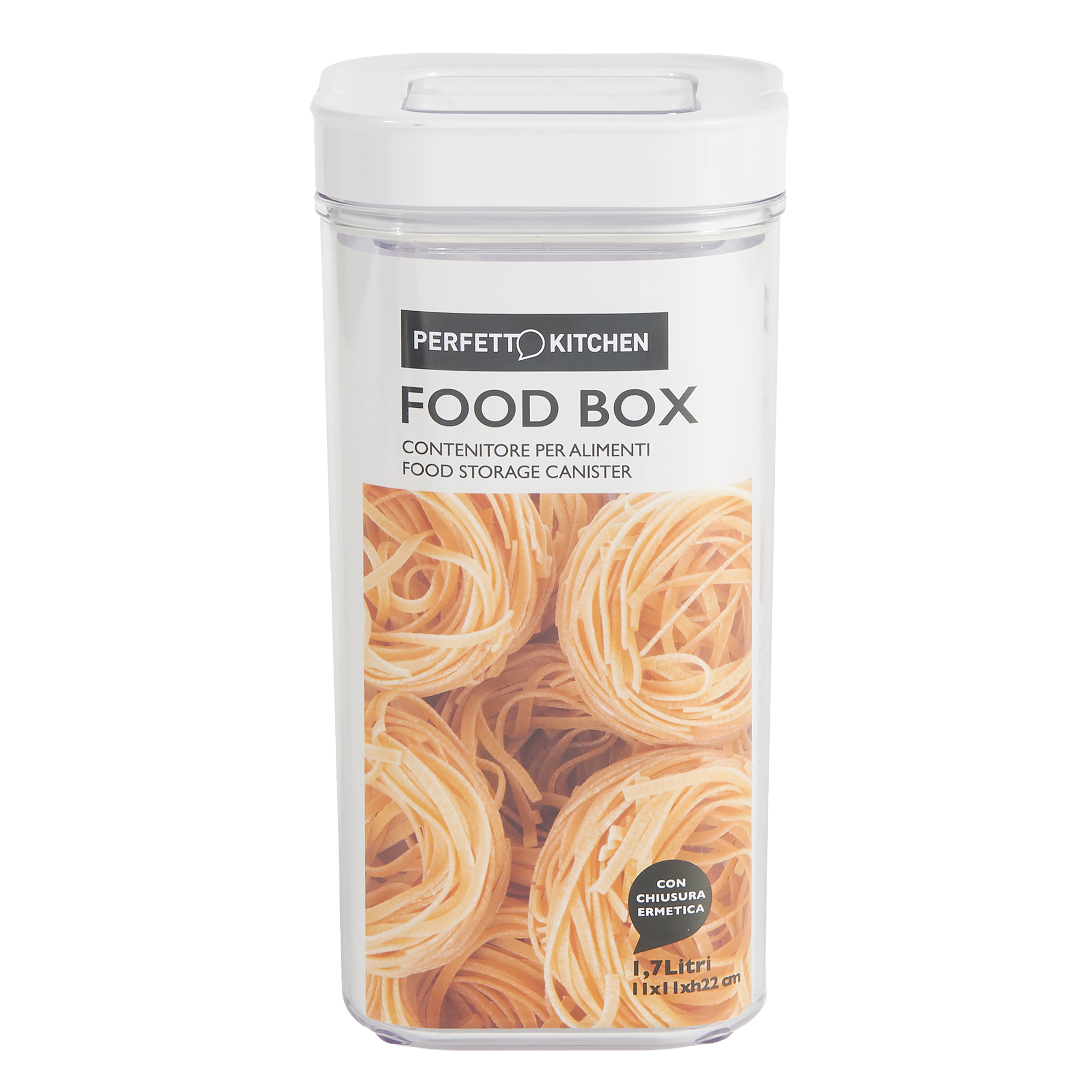 contenitore alimentare Foodbox in ABS 110x110x220mm 1,7lt Perfetto