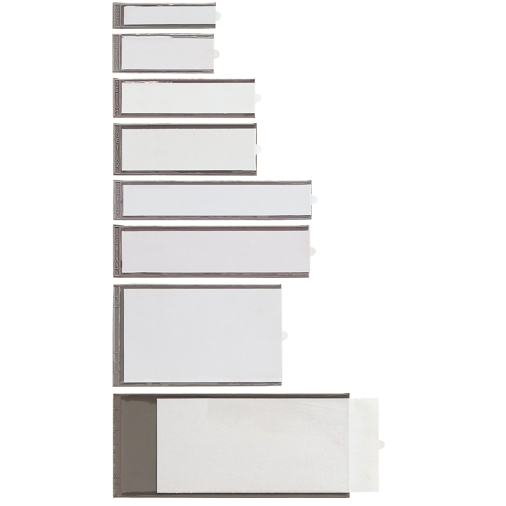 Portaetichette adesivo Ies B3 - 24 x 124 …