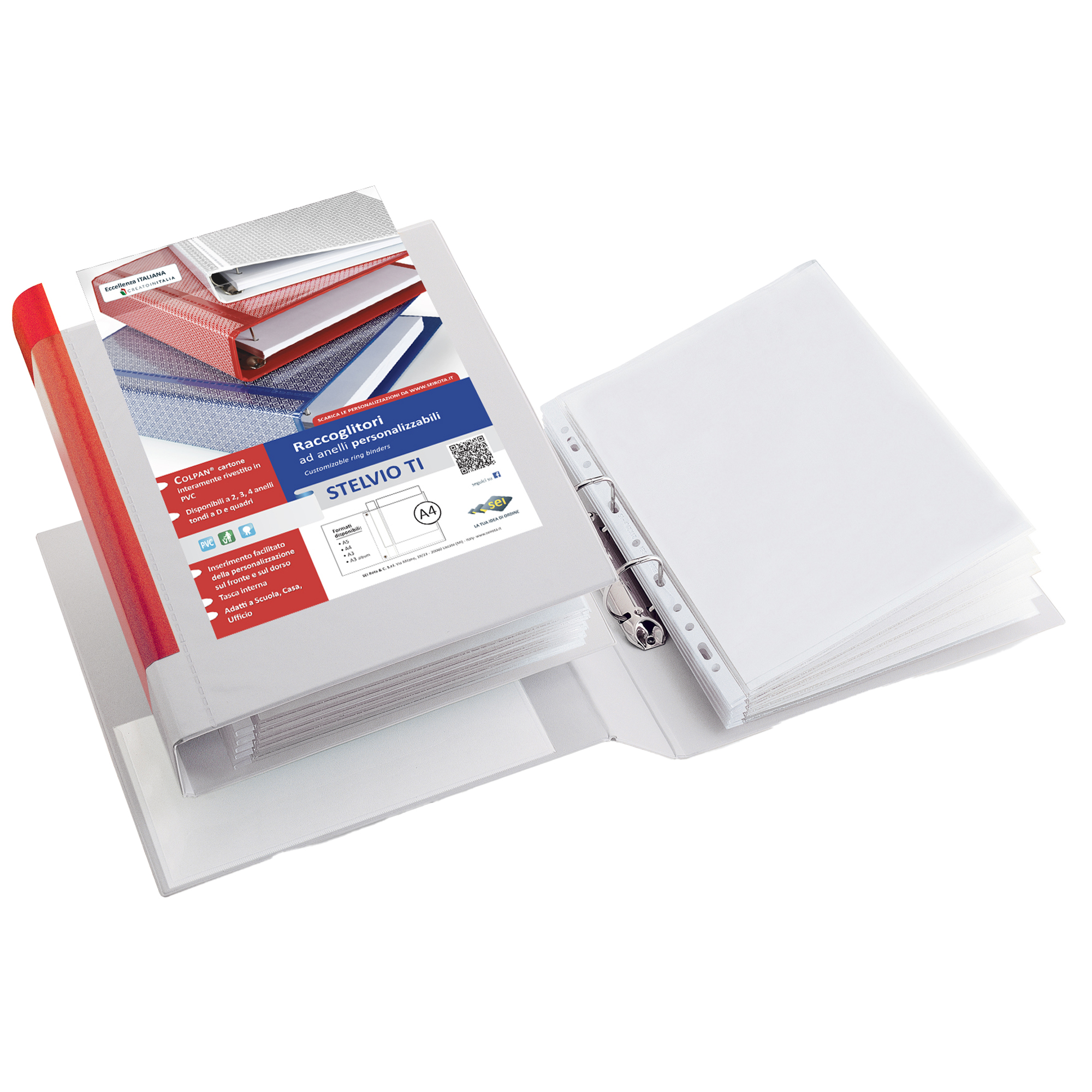 Raccoglitore personalizzabile Stelvio TI - 22 x 30 …