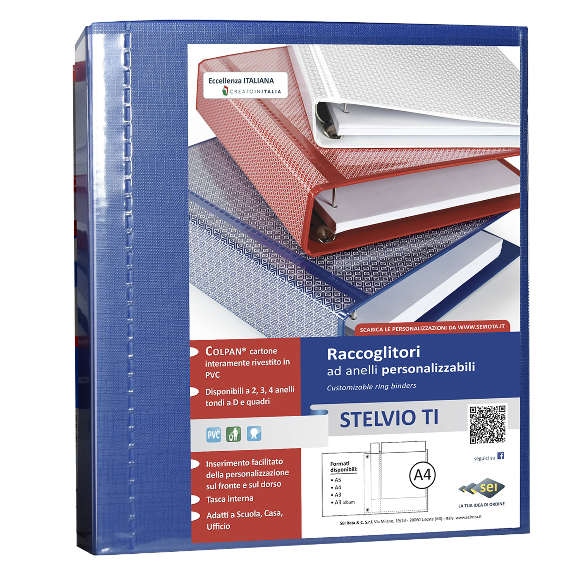 Raccoglitore personalizzabile Stelvio TI - 22 x 30 …