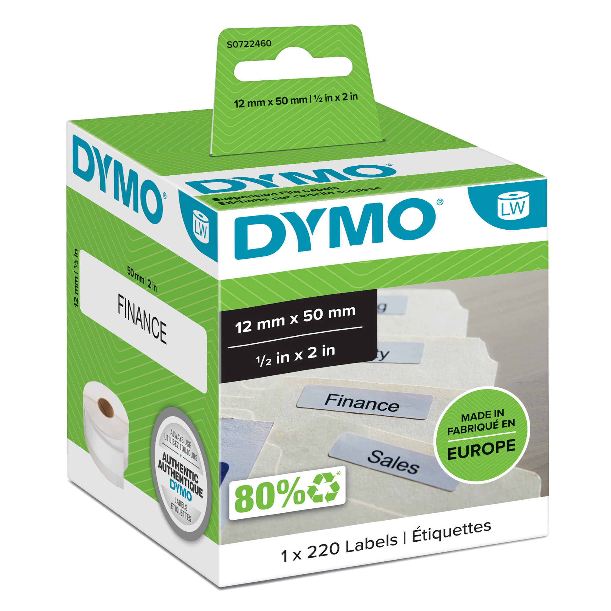Rotolo 220 etichette LW 990170 - 12 x …