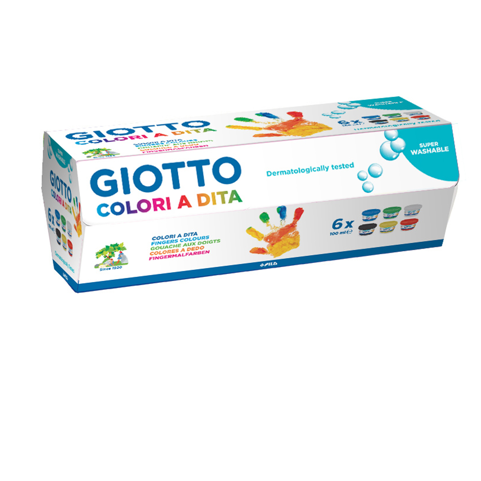 Colori a dita - 100 ml - colori …