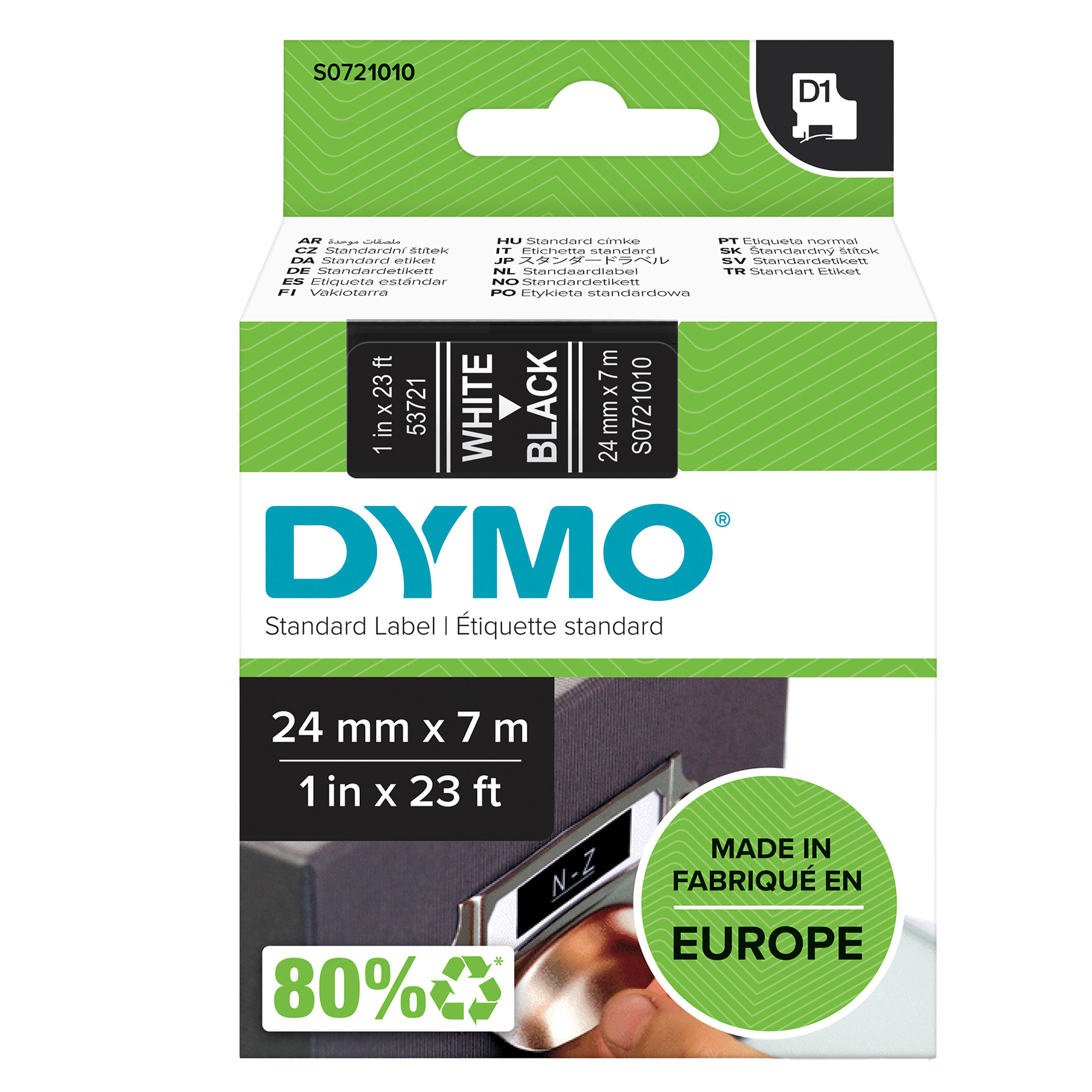 Nastro D1 standard 537210 - 24 mm x …