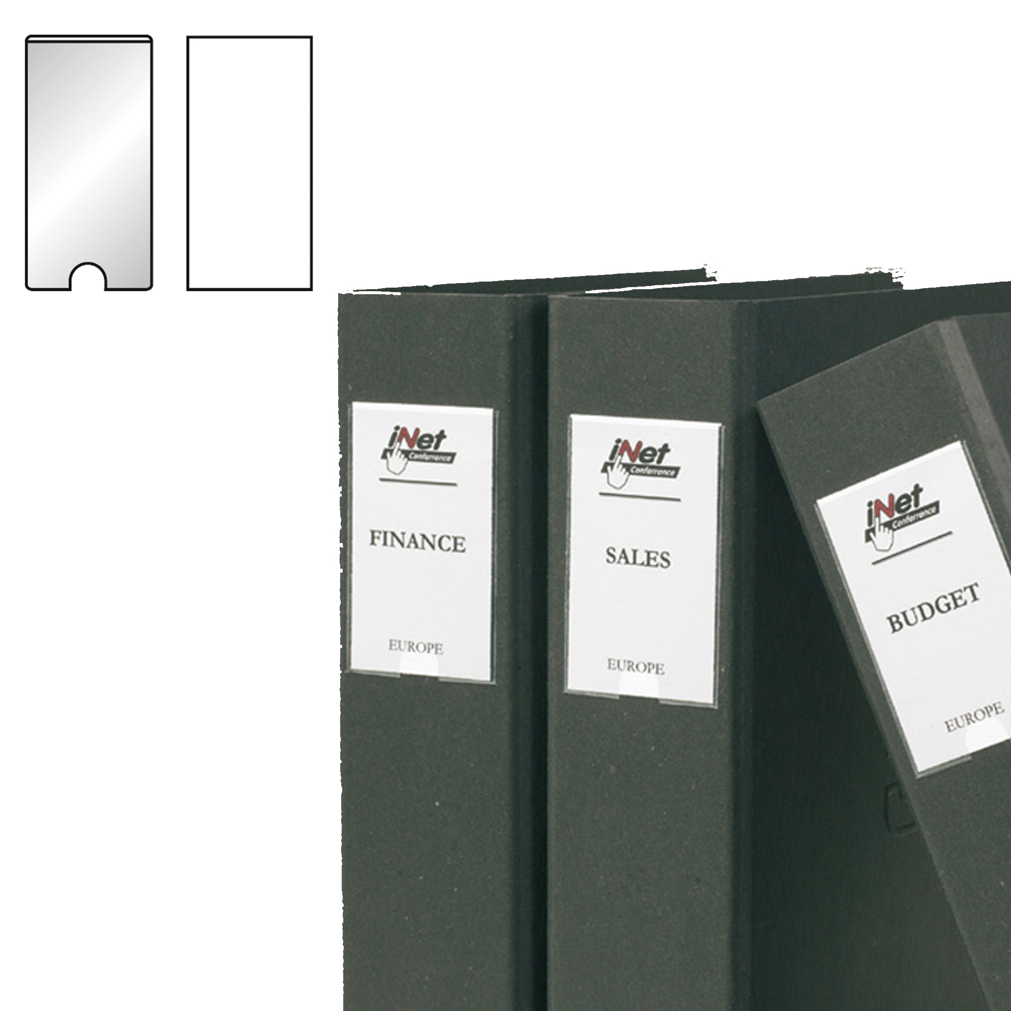 Portaetichette adesivo - 22 x 102 mm - …