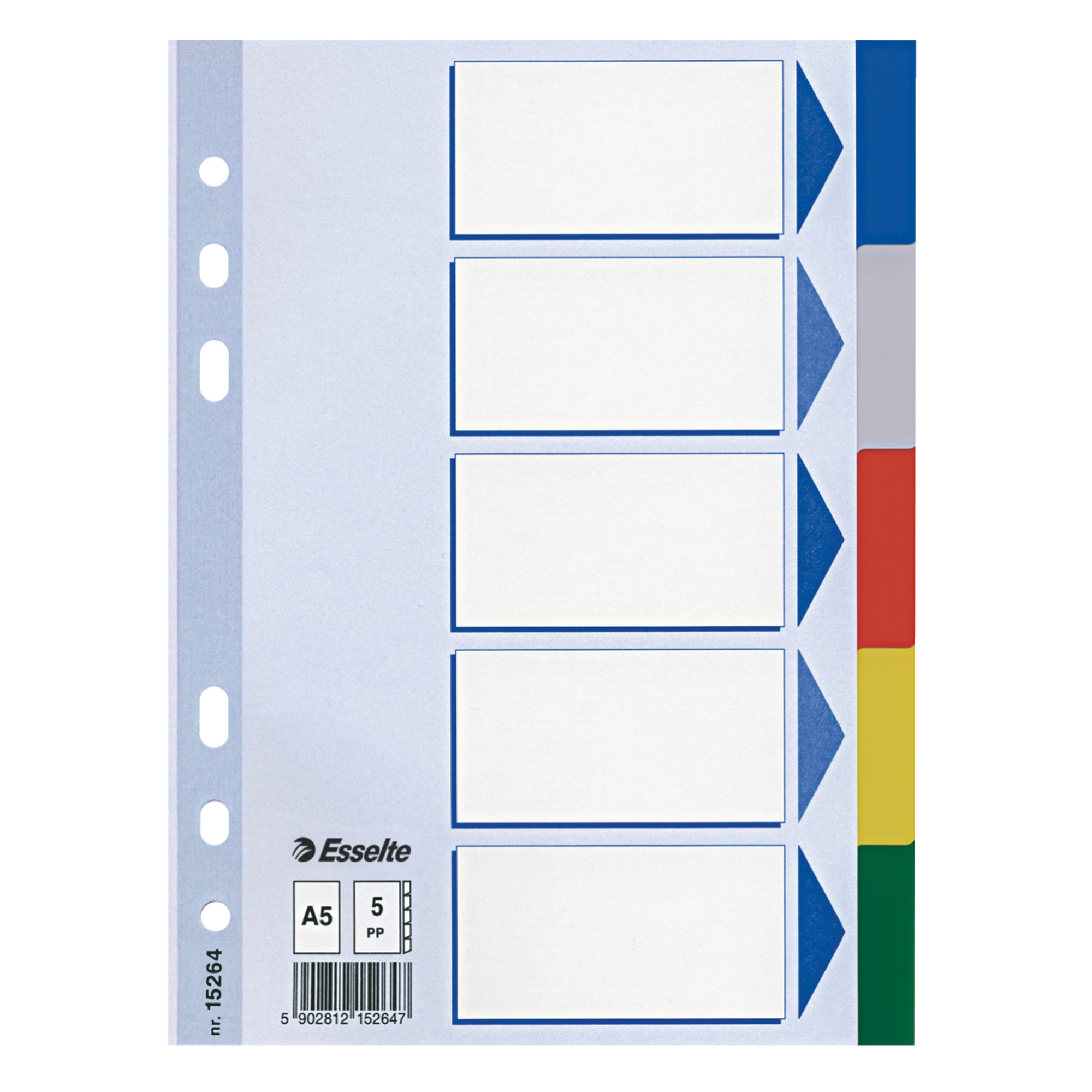 Separatore - 5 tasti colorati - PP - …