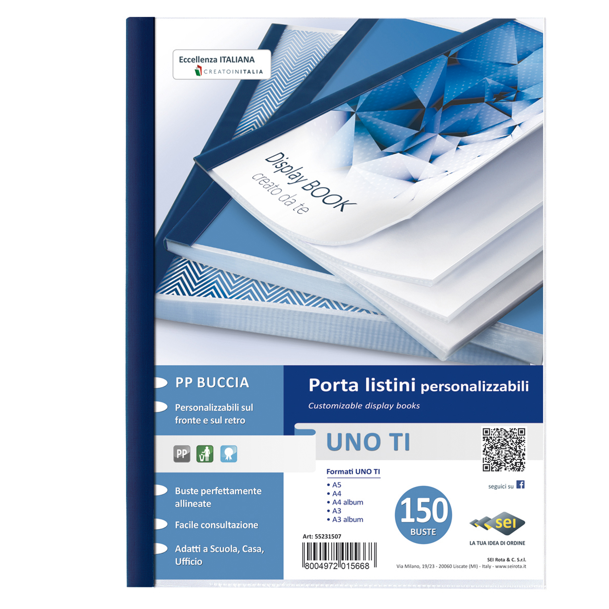 Portalistini personalizzabile Uno TI - 22x30 cm - …