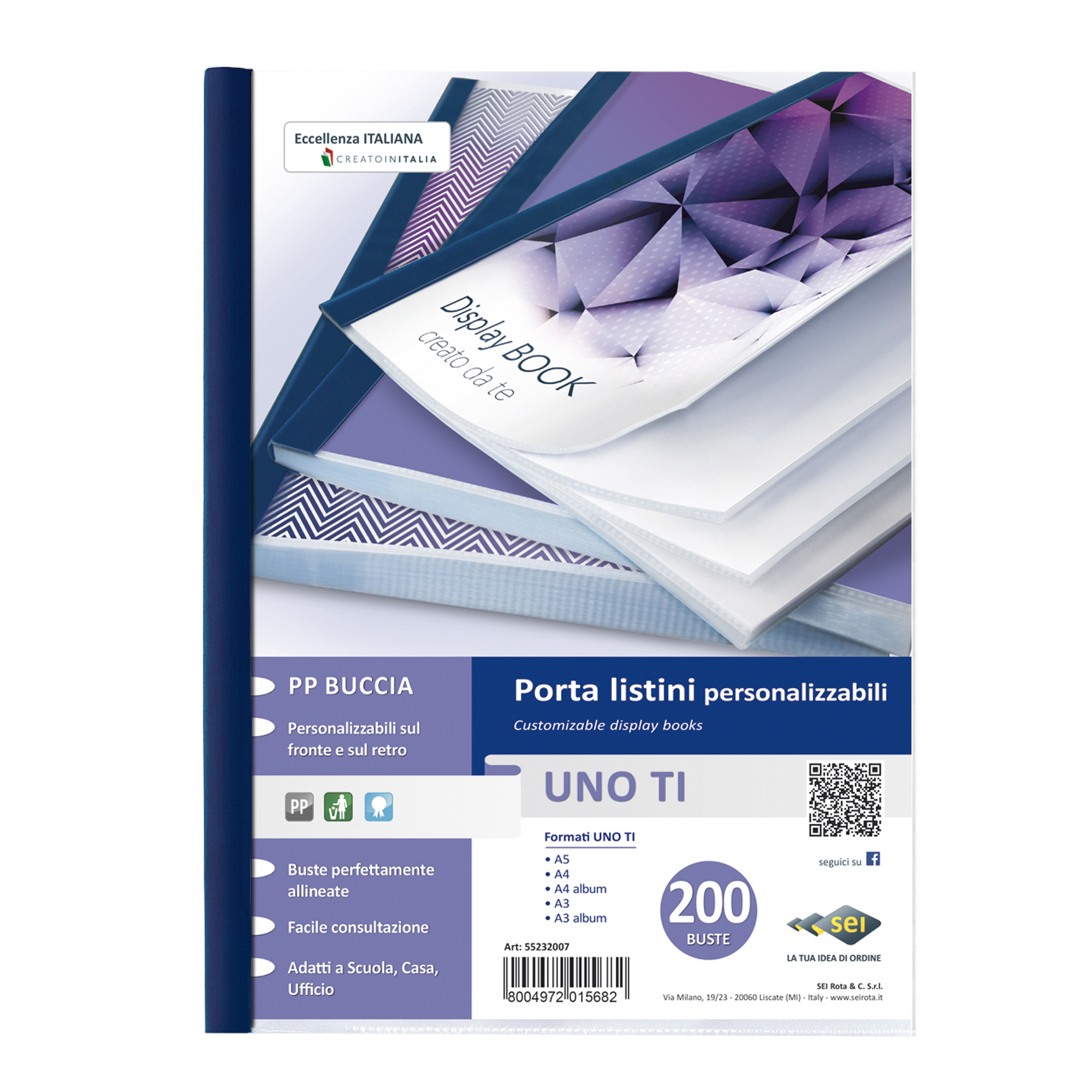 Portalistini personalizzabile Uno TI - 22x30 cm - …