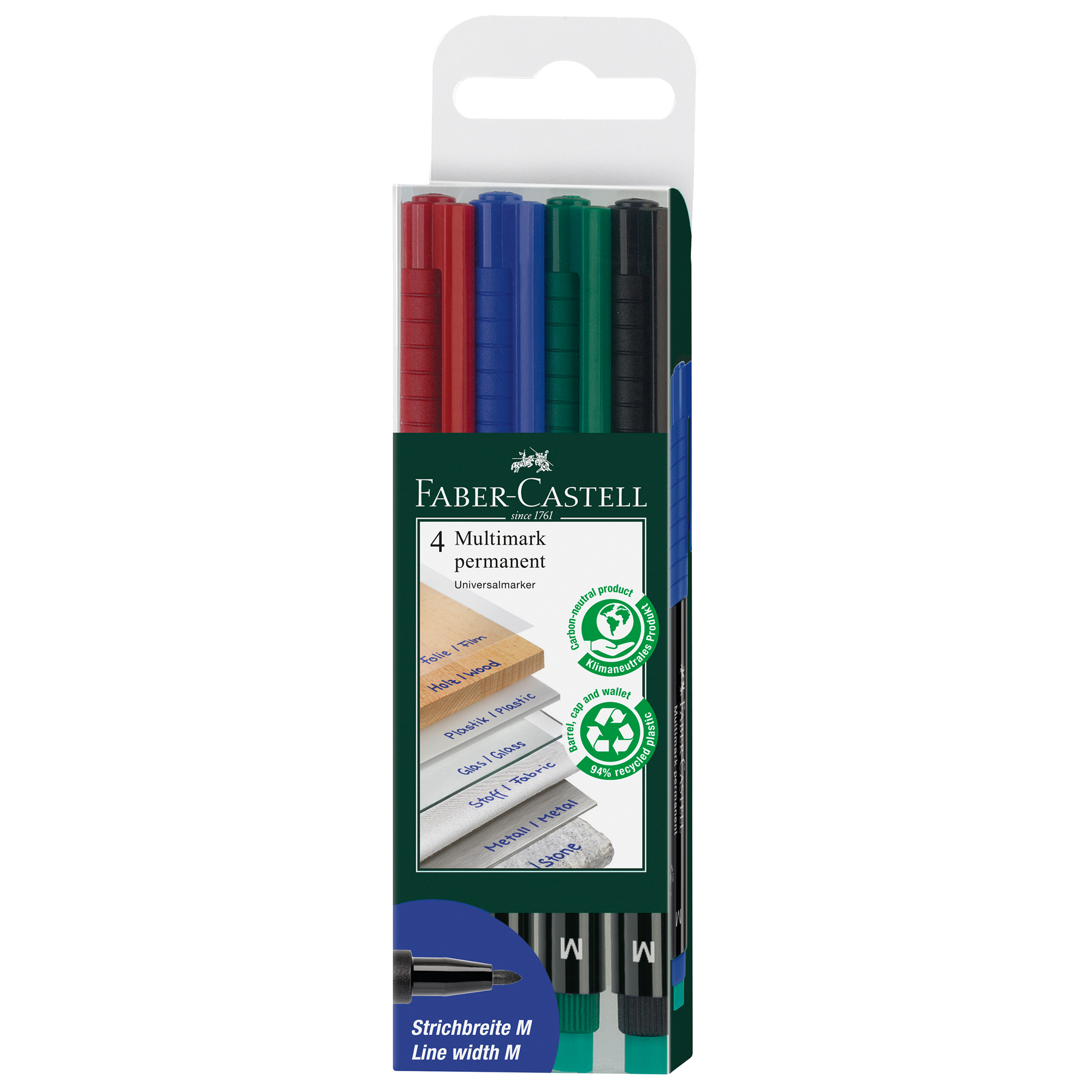 Pennarello Multimark universale permanente con gomma - punta …