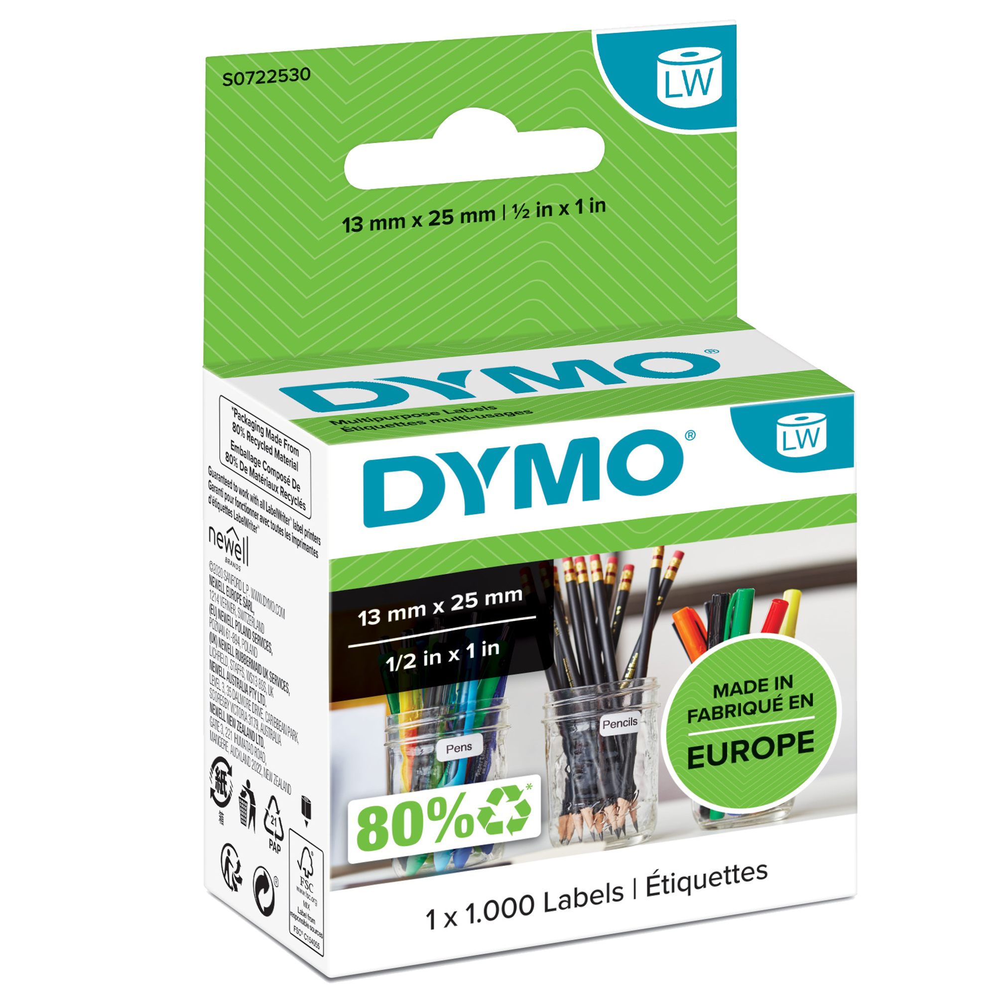 Rotolo 1000 etichette LW 13530 - 13 x …