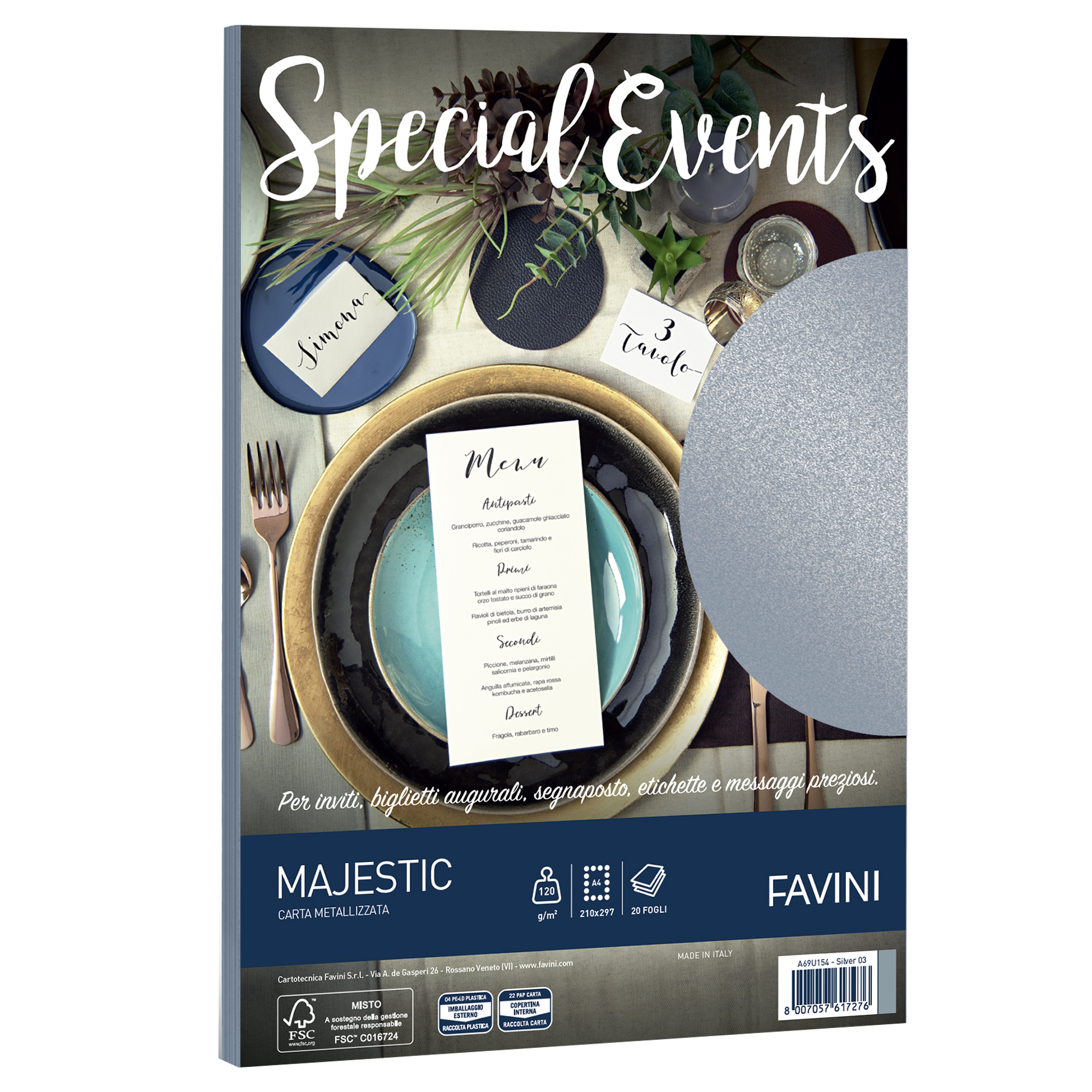 Carta metallizzata Special Events - A4 - 120 …
