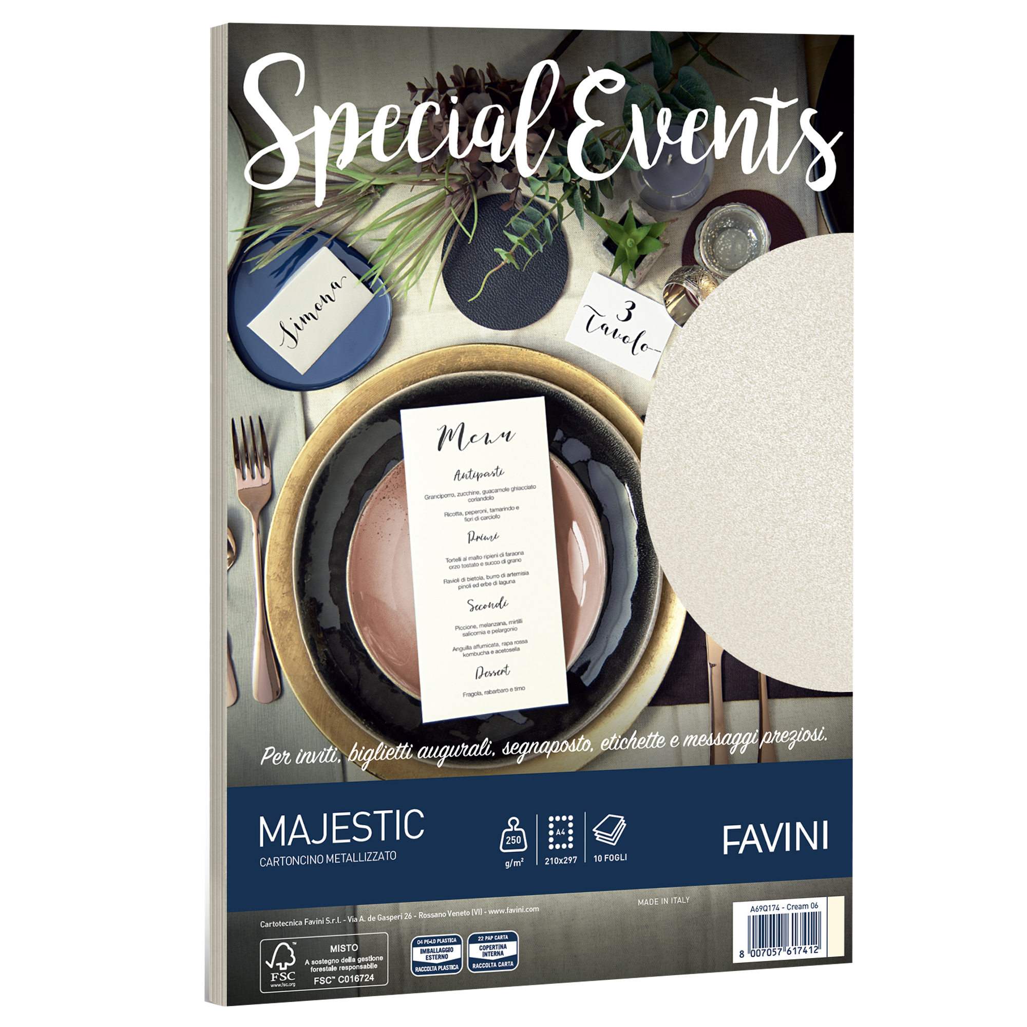 Carta metallizzata Special Events - A4 - 250 …