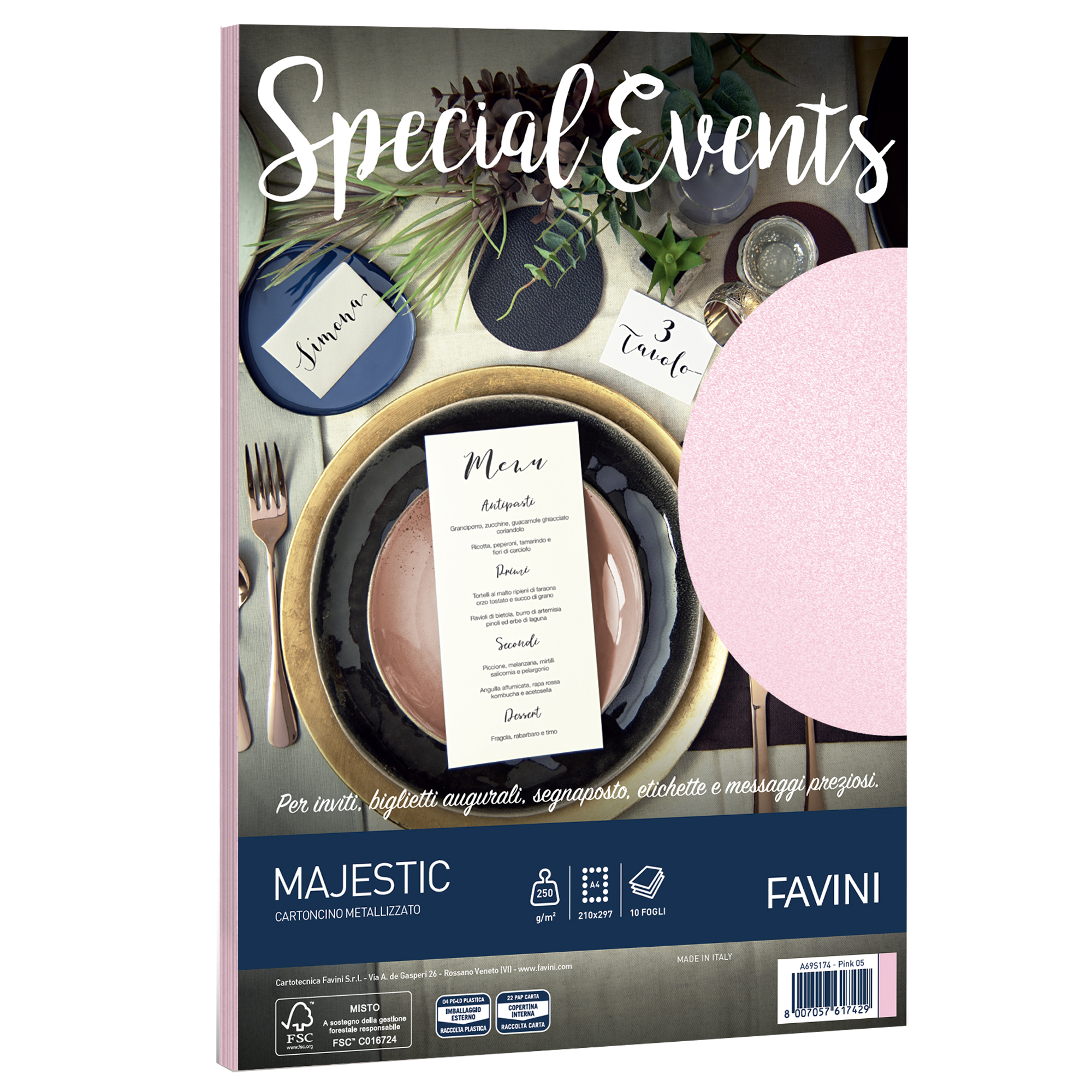 Carta metallizzata Special Events - A4 - 250 …